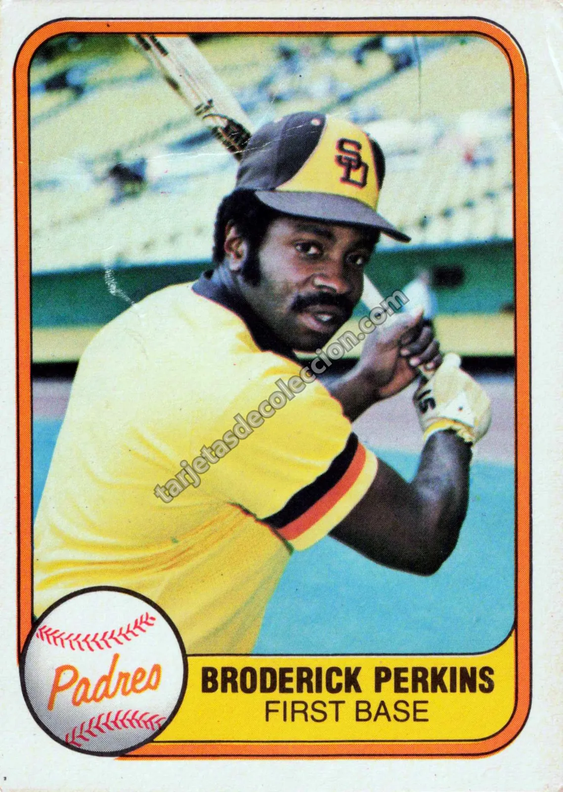 1981 Fleer Broderick Perkins #498 (San Diego Padres)