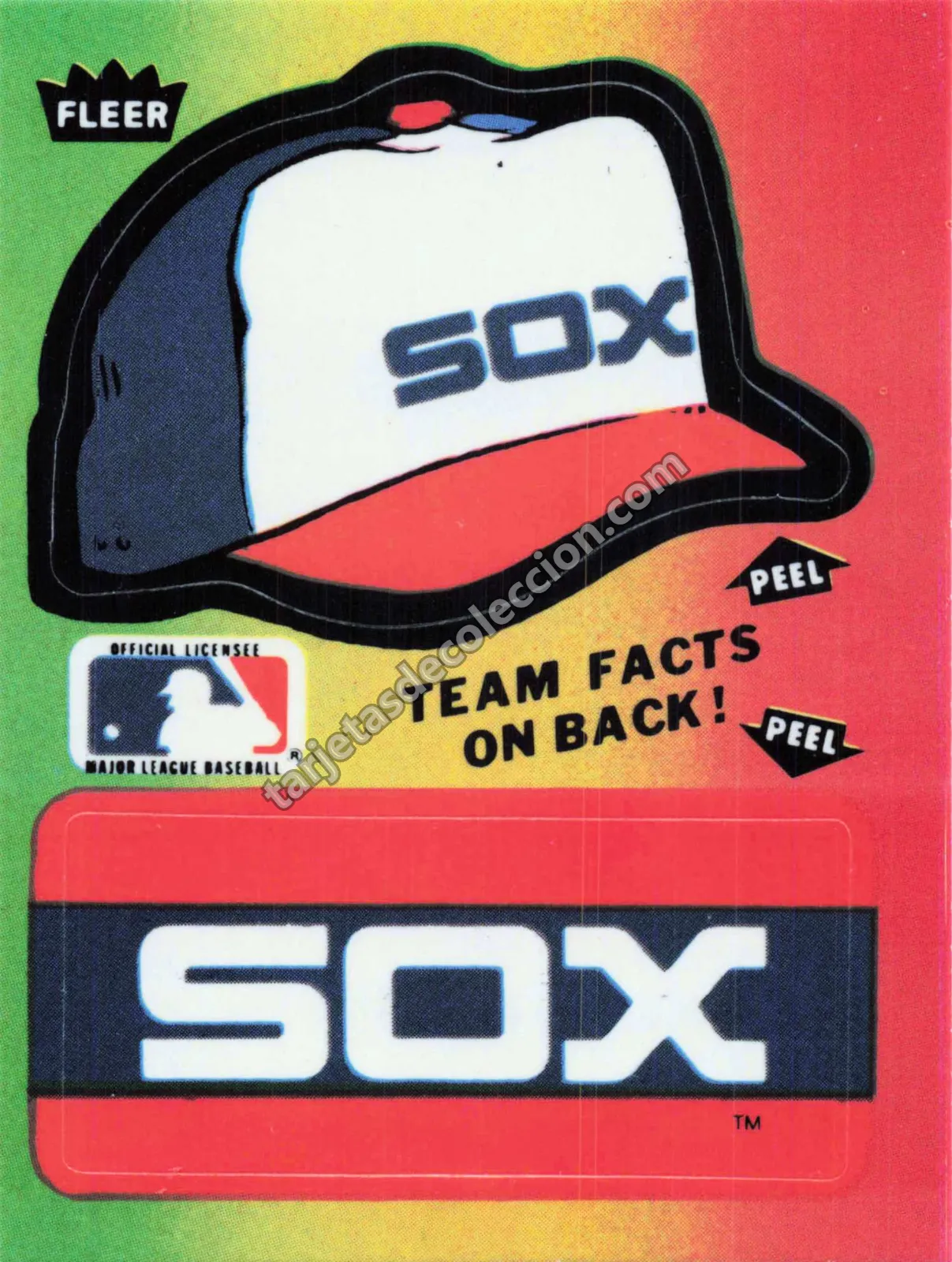 1983 Fleer Team Stickers Chicago White Sox