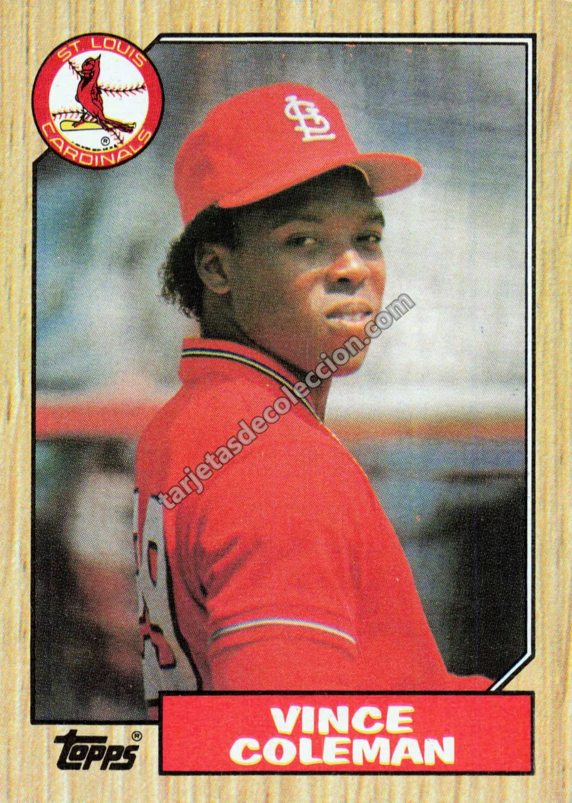 1987 Topps Vince Coleman #590 (St. Louis Cardinals)