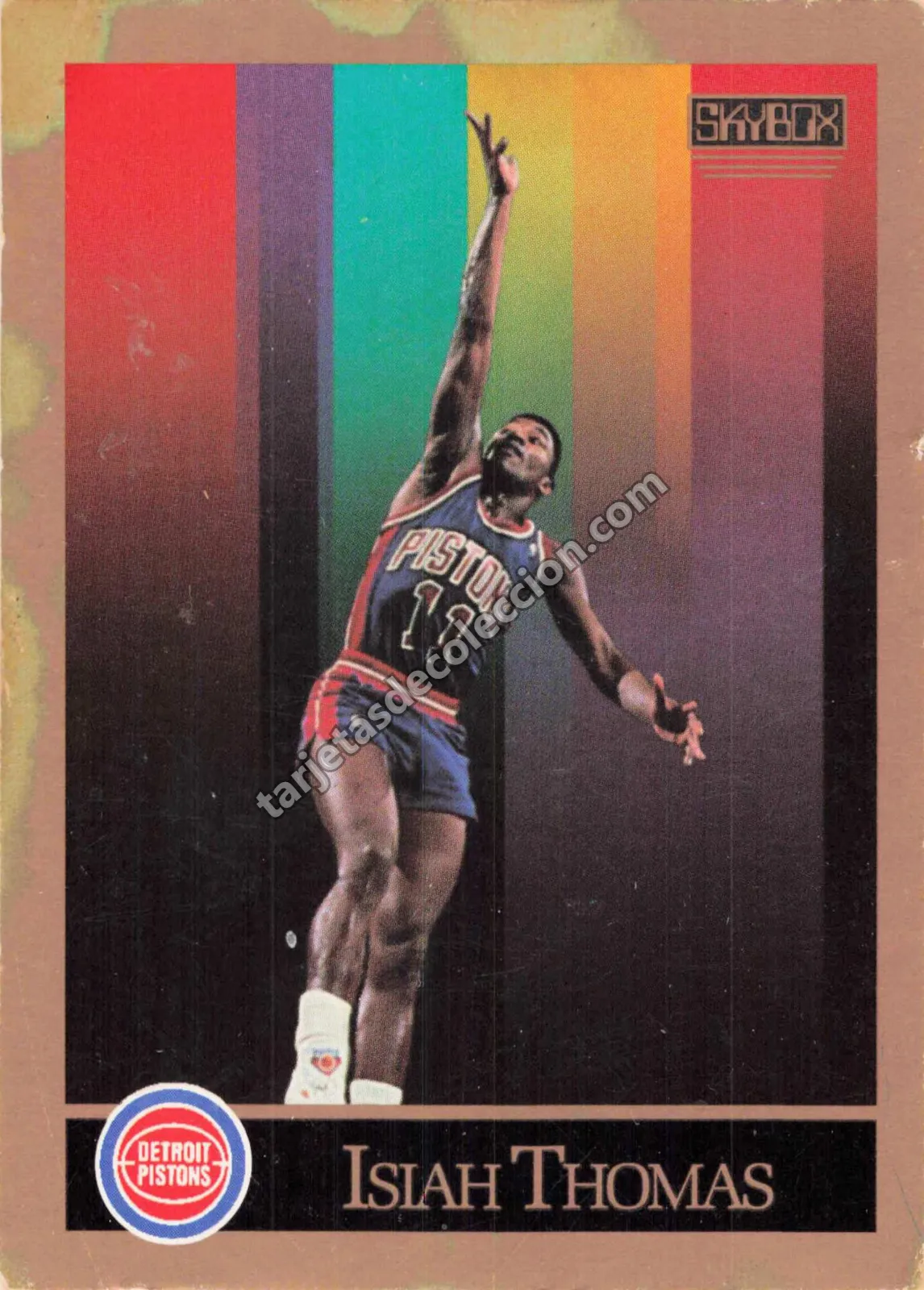 1990 SkyBox Isiah Thomas #93 (Detroit Pistons)