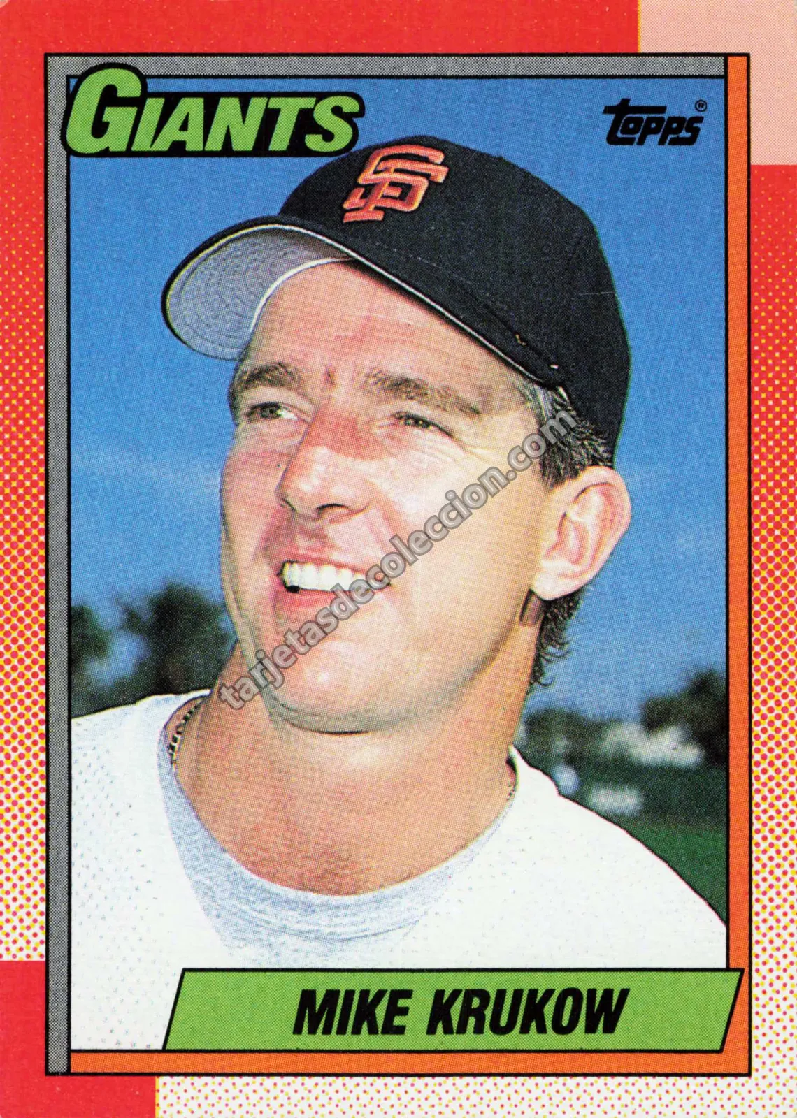 1990 Topps Mike Krukow #241 (San Francisco Giants)
