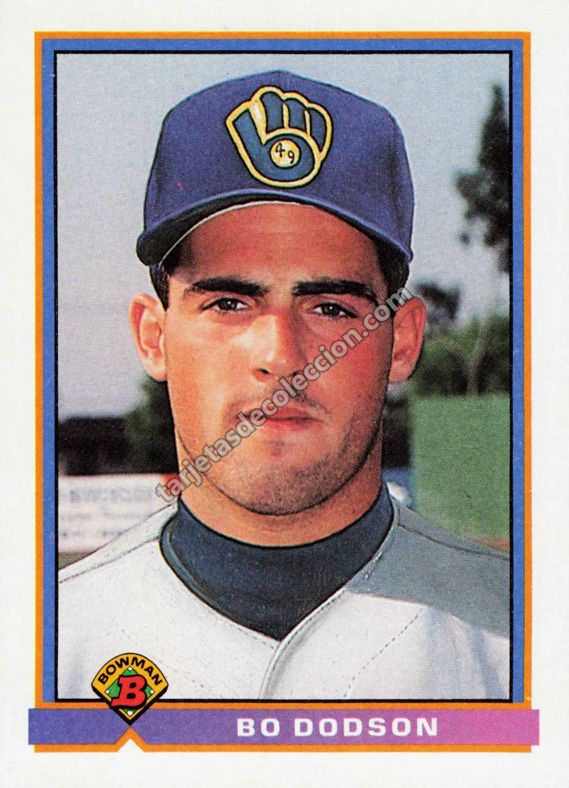 1991 Bowman Bo Dodson #38 (Milwaukee Brewers)