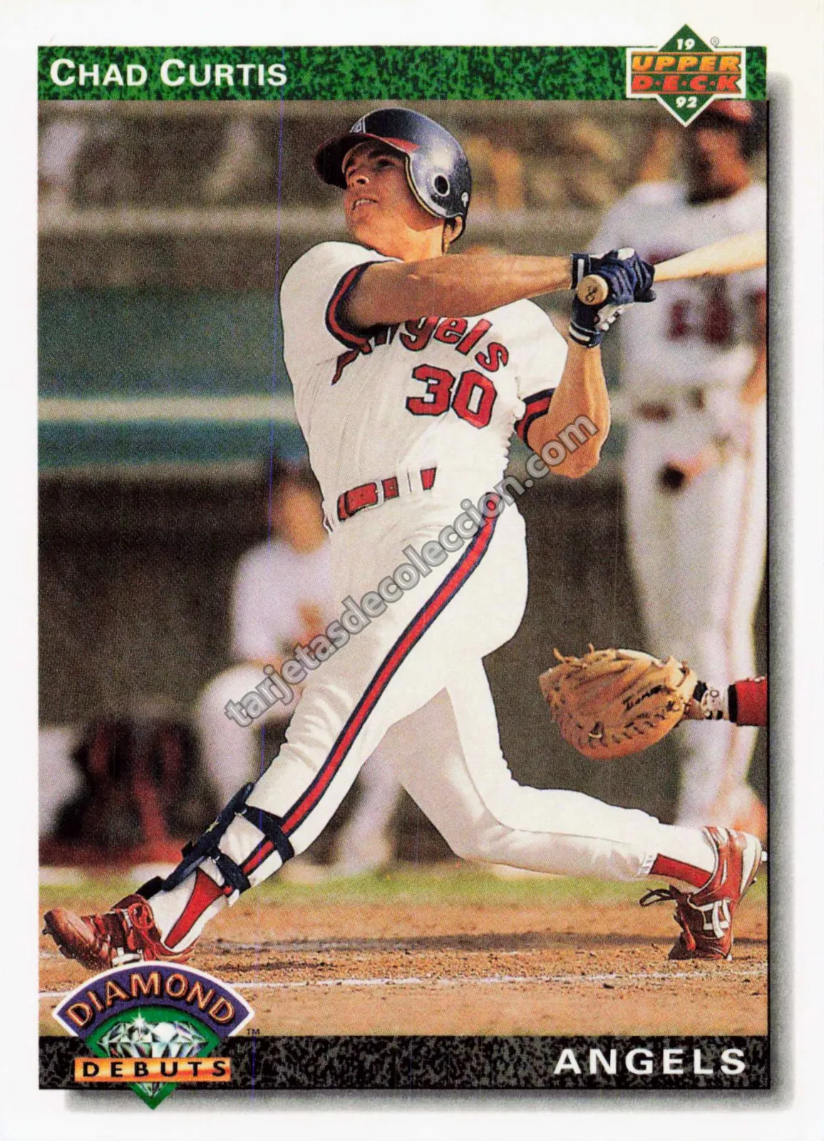 1992 Upper Deck Diamond Debuts Chad Curtis #774 (California Angels)