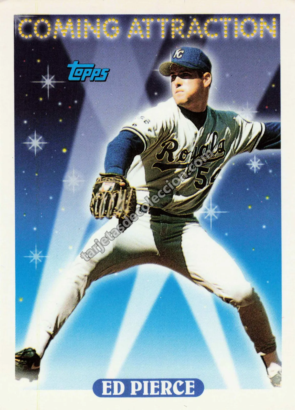 1993 Topps Coming Attraction Ed Pierce #803 (Kansas City Royals)