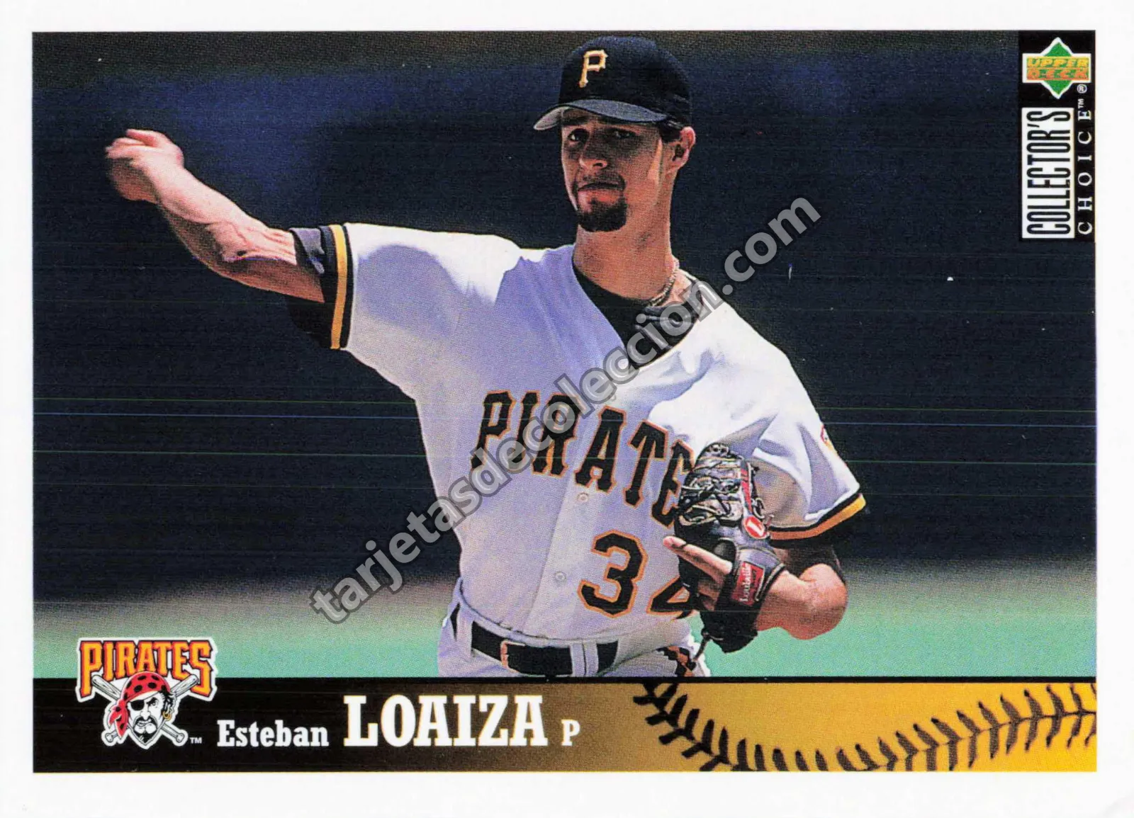1997 Collector's Choice Esteban Loaiza #424 (Pittsburgh Pirates)