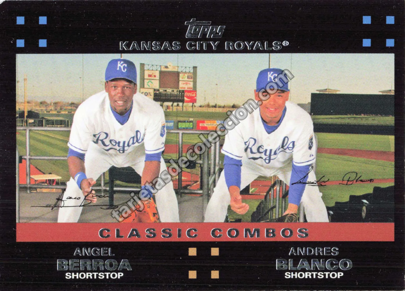 2007 Topps Classic Combos Angel Berroa / Andres Blanco #659 (Kansas City Royals)
