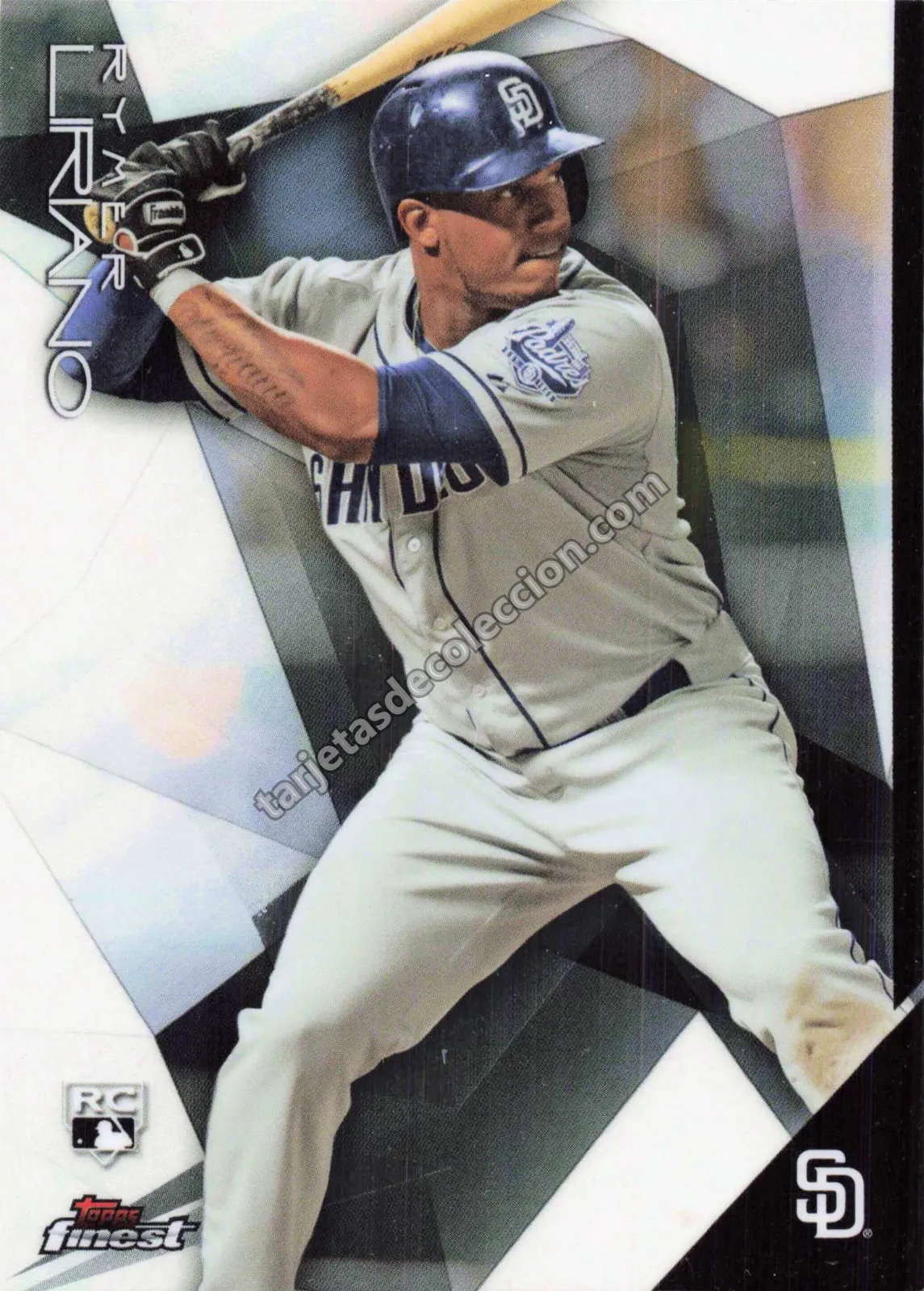 2015 Topps Finest Rymer Liriano Rookie Card #50 (San Diego Padres)