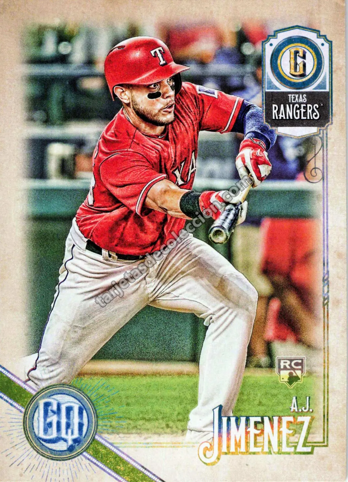 2018 Topps Gypsy Queen A.J. Jimenez Rookie Card #30 (Texas Rangers)
