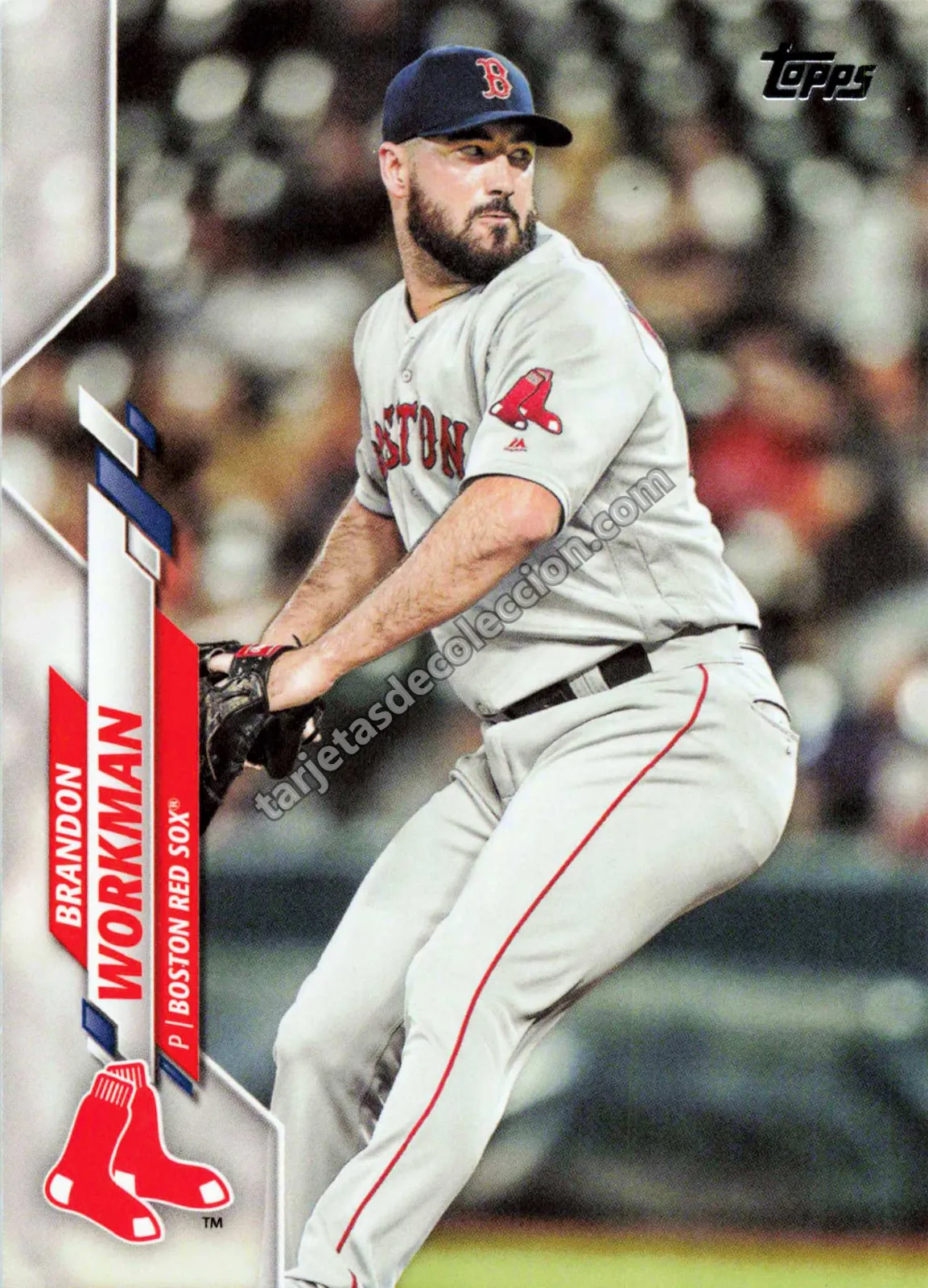 2020 Topps Series Two Brandon Workman #498 (Boston Red Sox)
