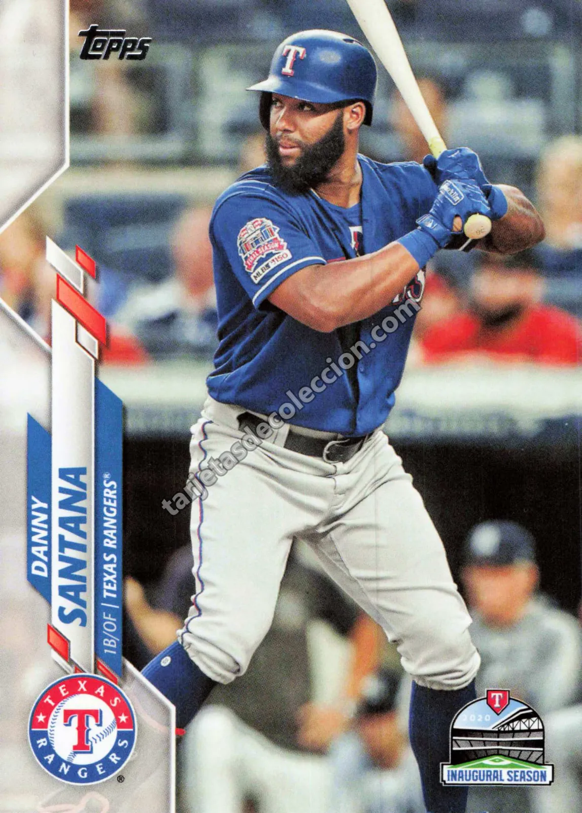 2020 Topps Series Two Danny Santana #695 (Texas Rangers)