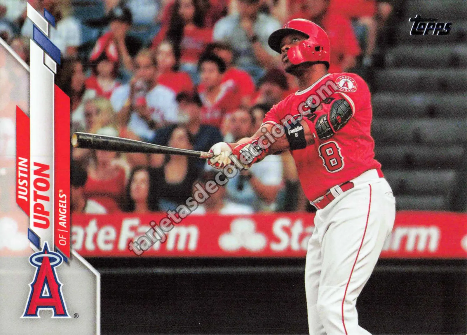 2020 Topps Series Two Justin Upton #391 (Los Angeles Angels)