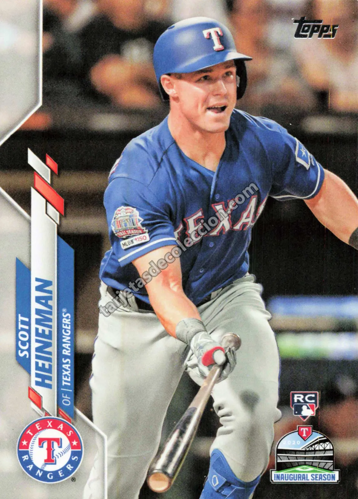 2020 Topps Series Two Scott Heineman Rookie Card #437 (Texas Rangers)