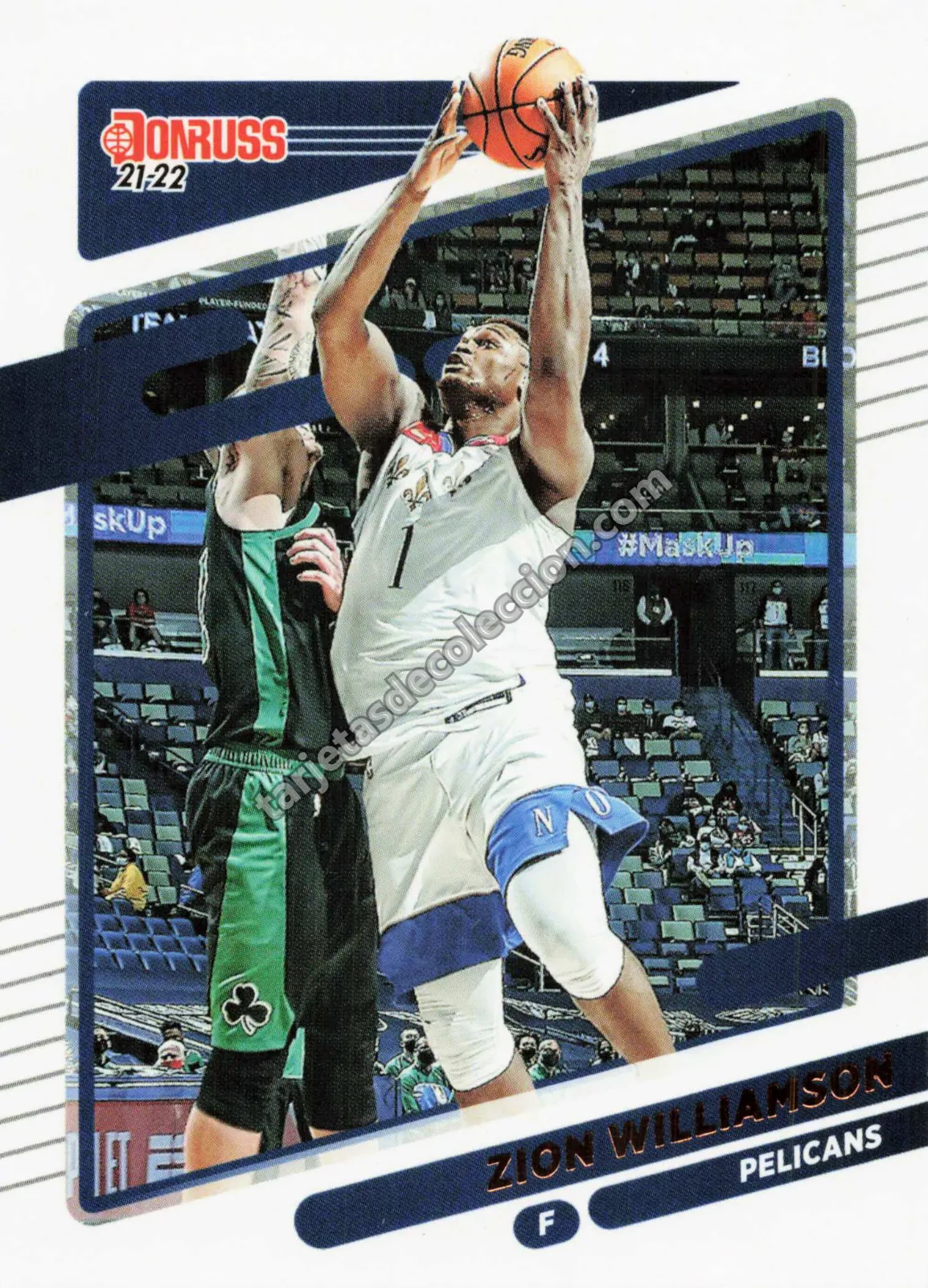 2021-22 Panini Donruss Zion Williamson #189 (New Orleans Pelicans)