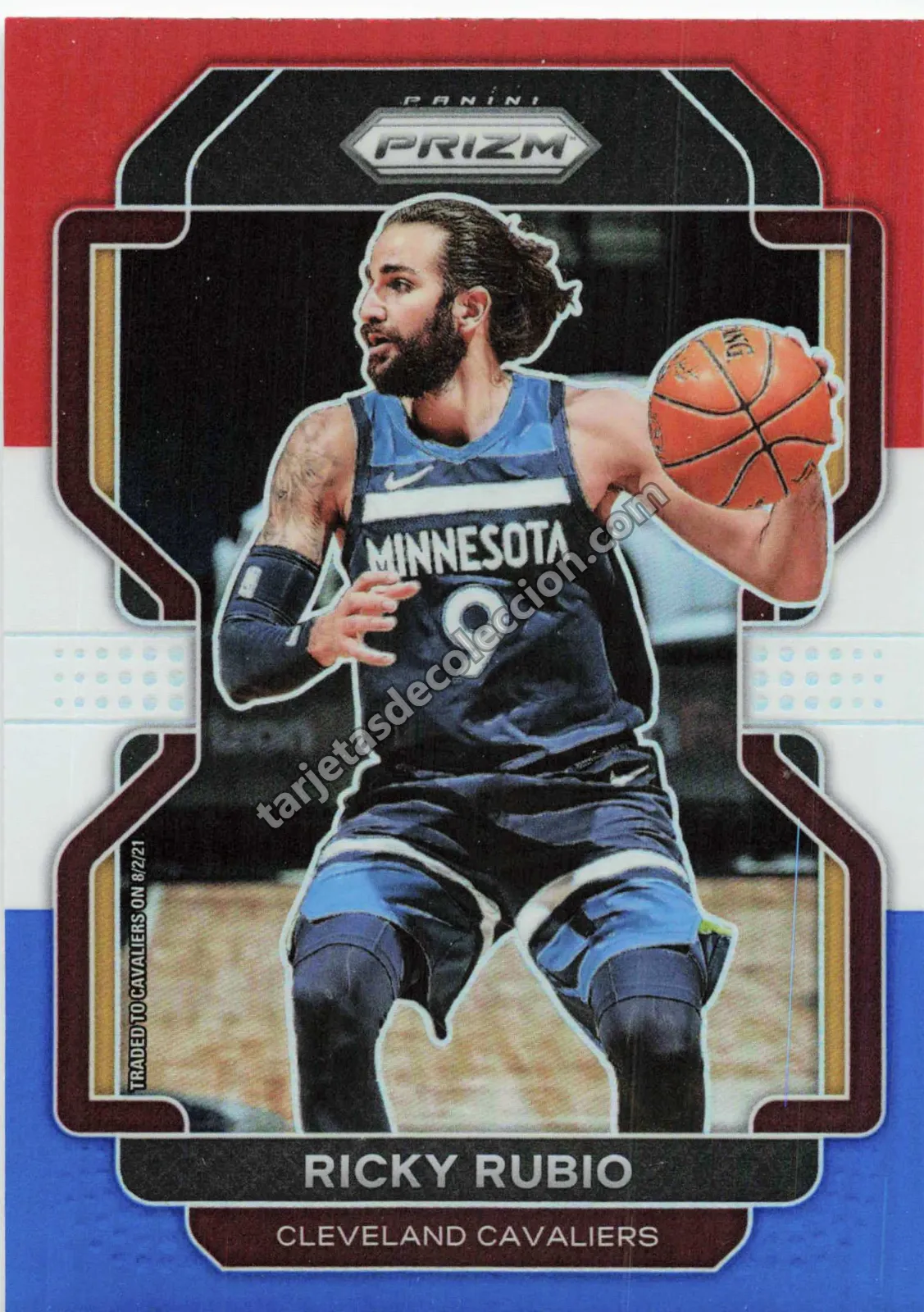 2021-22 Panini Prizm Basketball Ricky Rubio #96 (Cleveland Cavaliers)