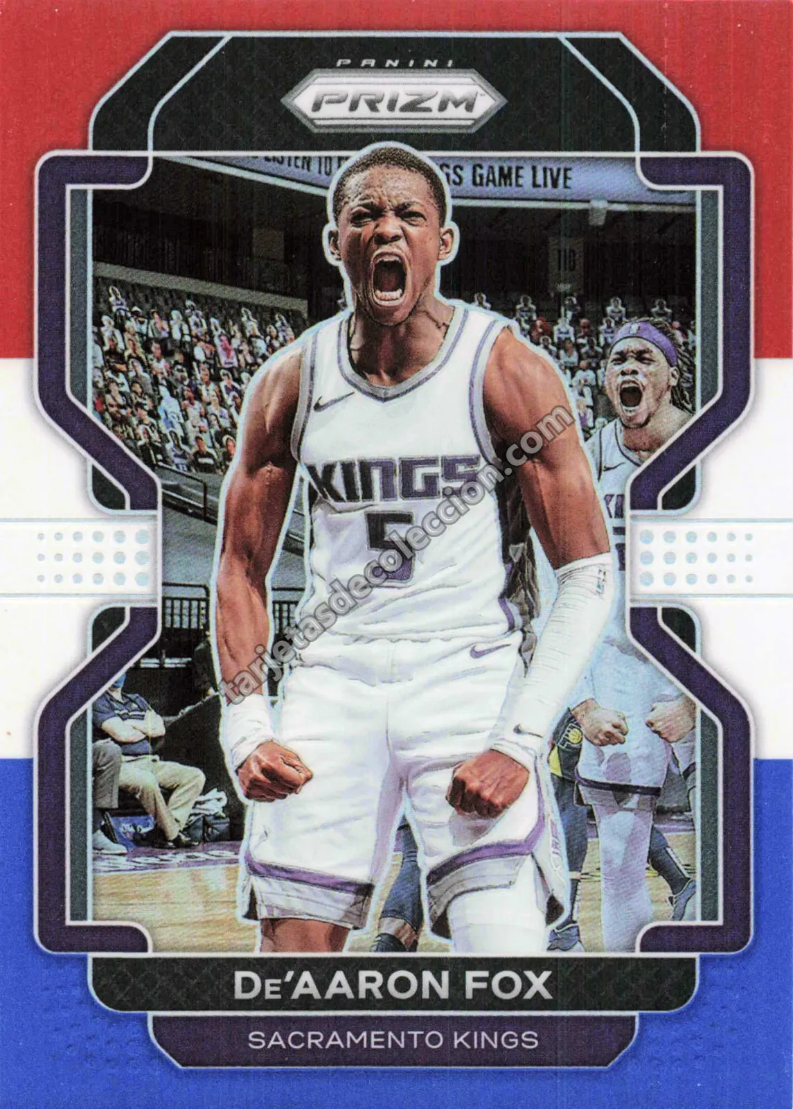 2021-22 Panini Prizm De'Aaron Fox #148 (Sacramento Kings)