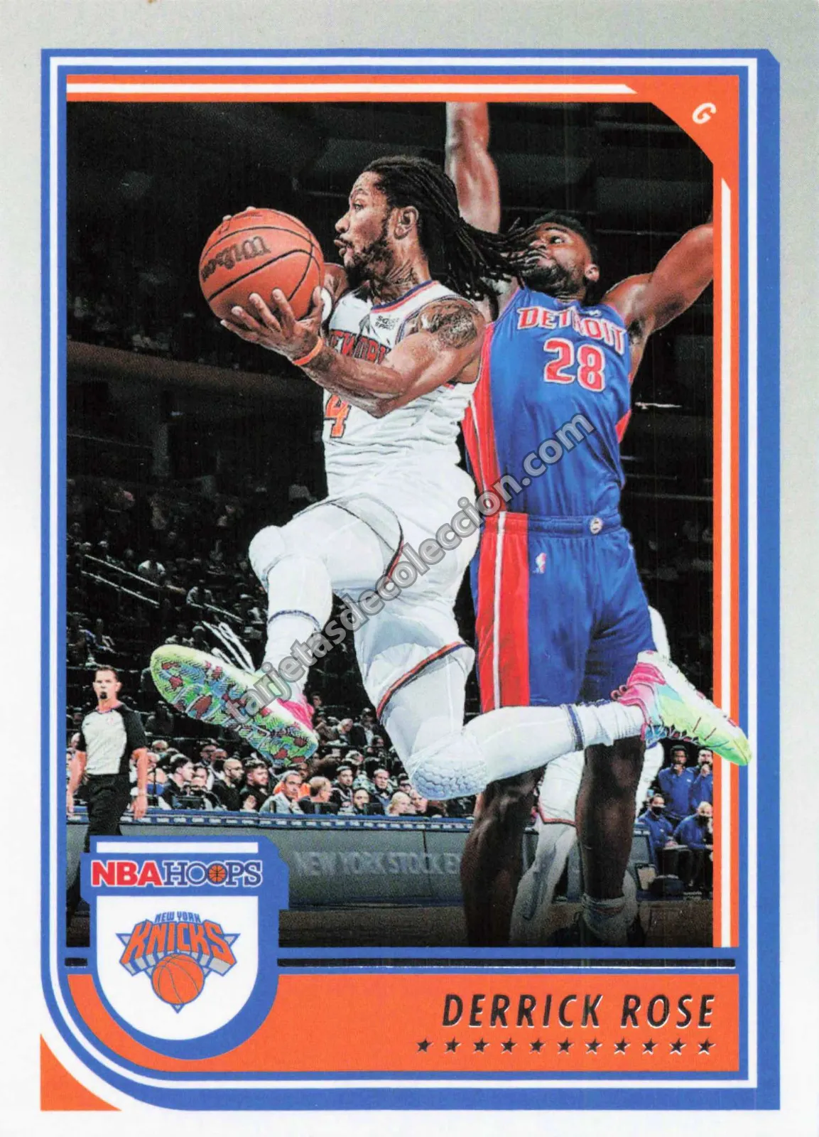 2022-23 Panini Hoops Basketball Derrick Rose #24 (New York Knicks)