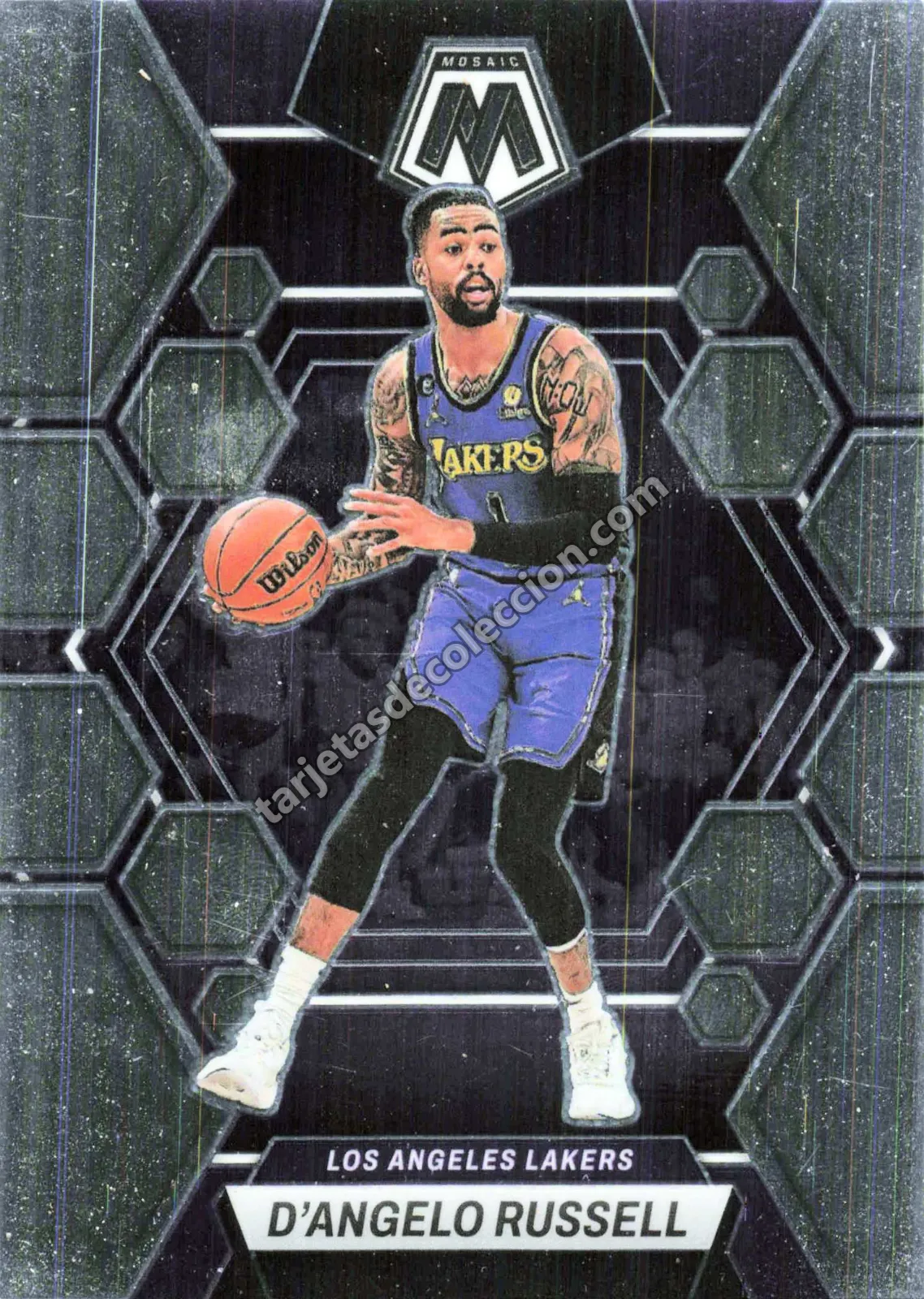 2022-23 Panini Mosaic Basketball D'Angelo Russell #190 (Los Angeles Lakers)