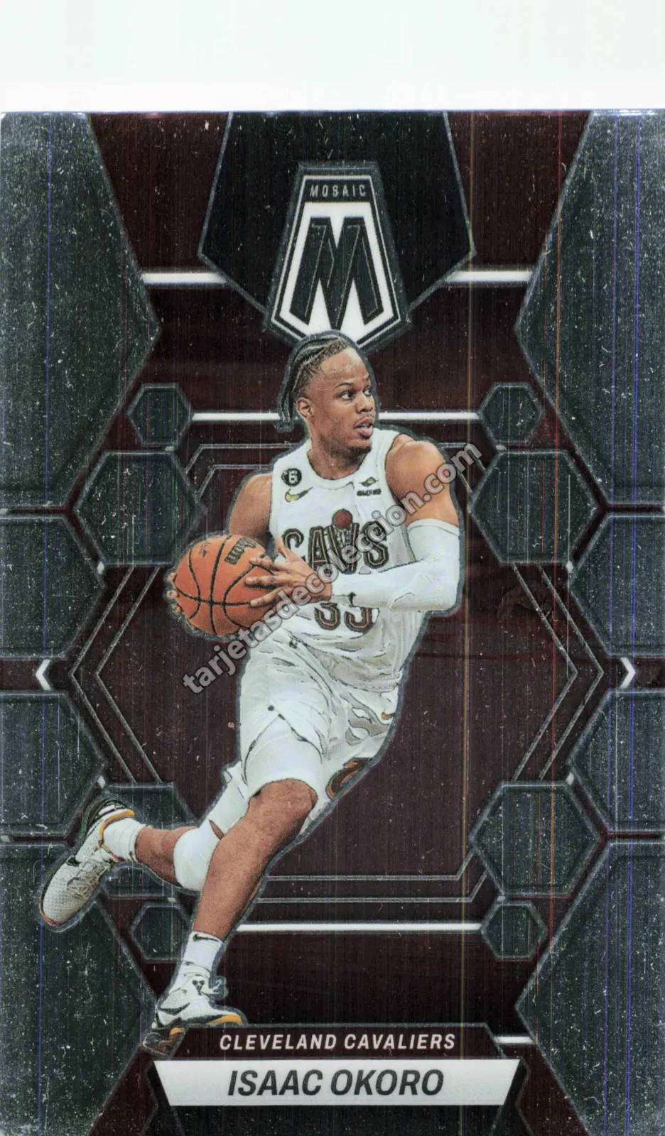 2022-23 Panini Mosaic Basketball Isaac Okoro #45 (Cleveland Cavaliers)