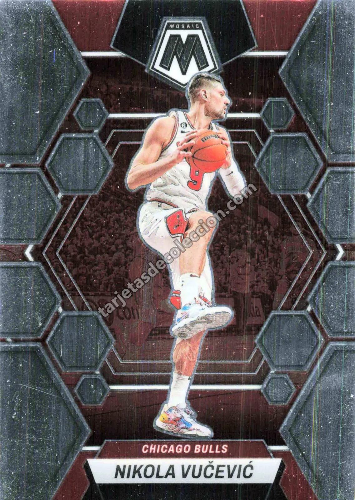 2022-23 Panini Mosaic Basketball Nikola Vucevic #187 (Chicago Bulls)