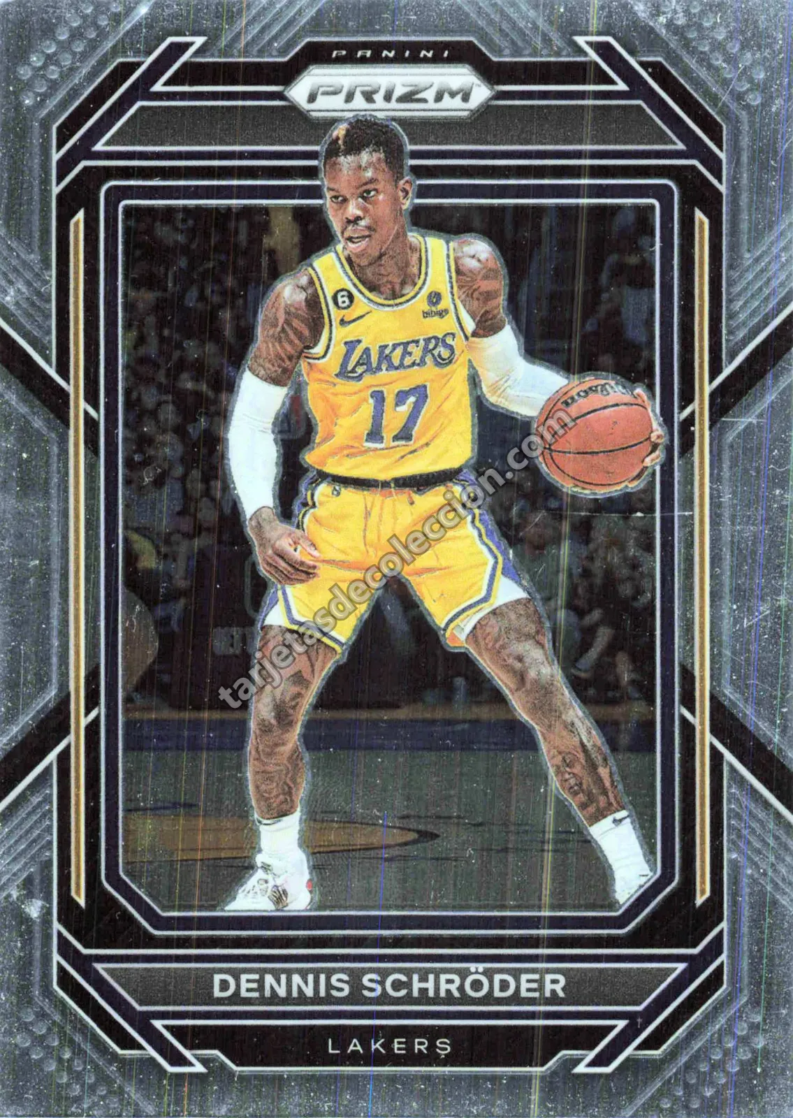 2022-23 Panini Prizm Basketball Dennis Schröder #185 (Los Angeles Lakers)