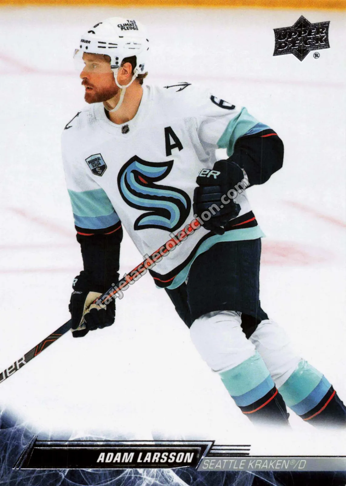 2022-23 Upper Deck Series 2 Adam Larsson #400 (Seattle Kraken)