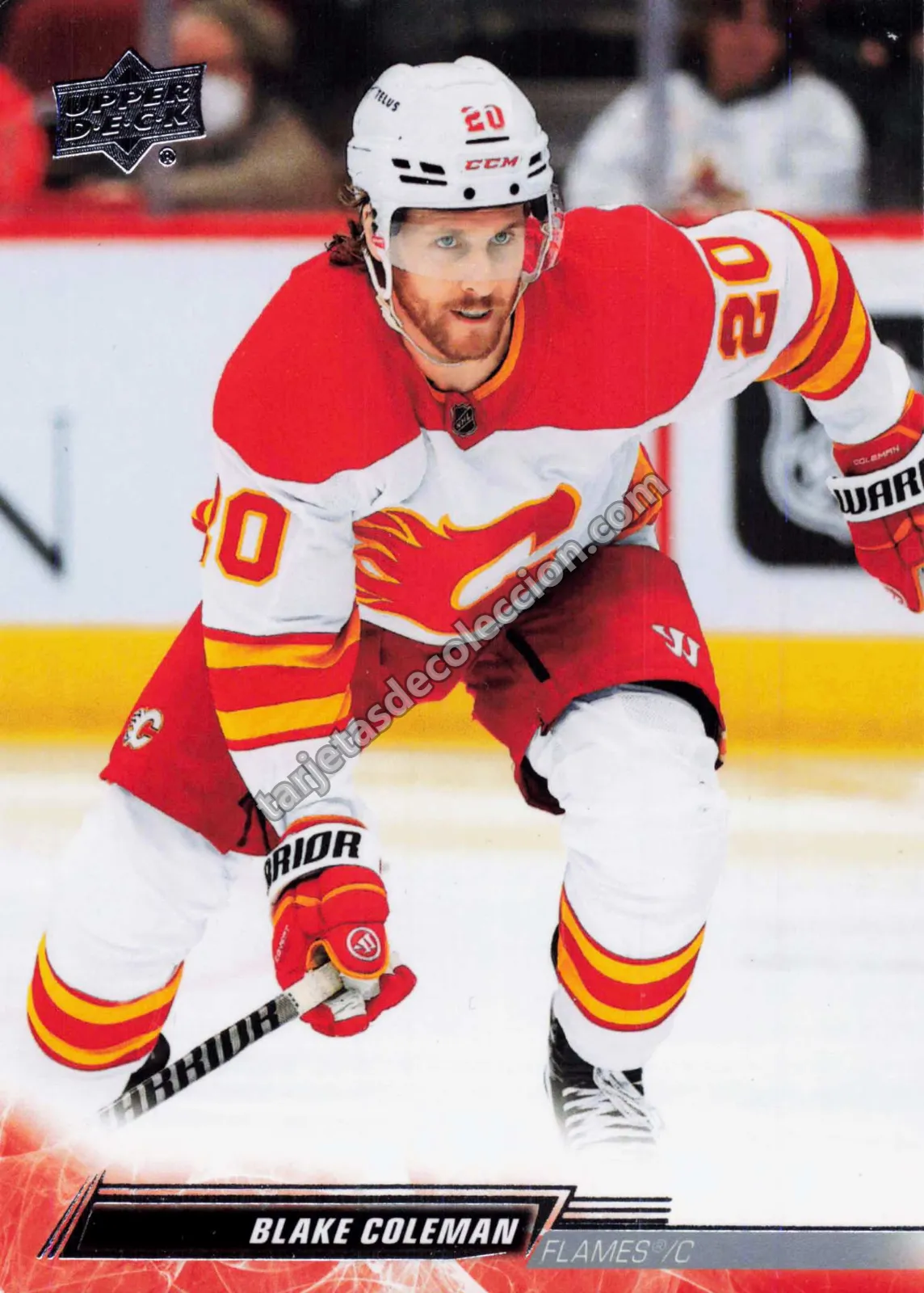 2022-23 Upper Deck Series 2 Blake Coleman #281 (Calgary Flames) (Alt)