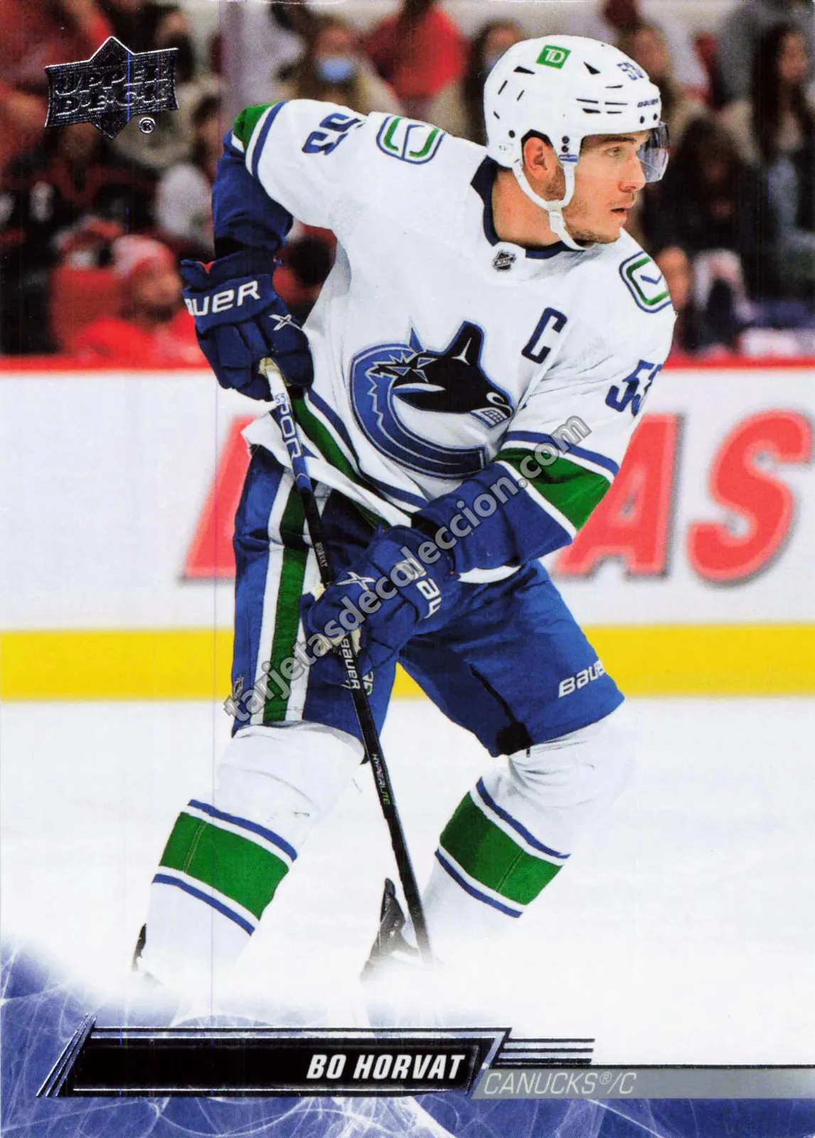 2022-23 Upper Deck Series 2 Bo Horvat #428 (Vancouver Canucks)