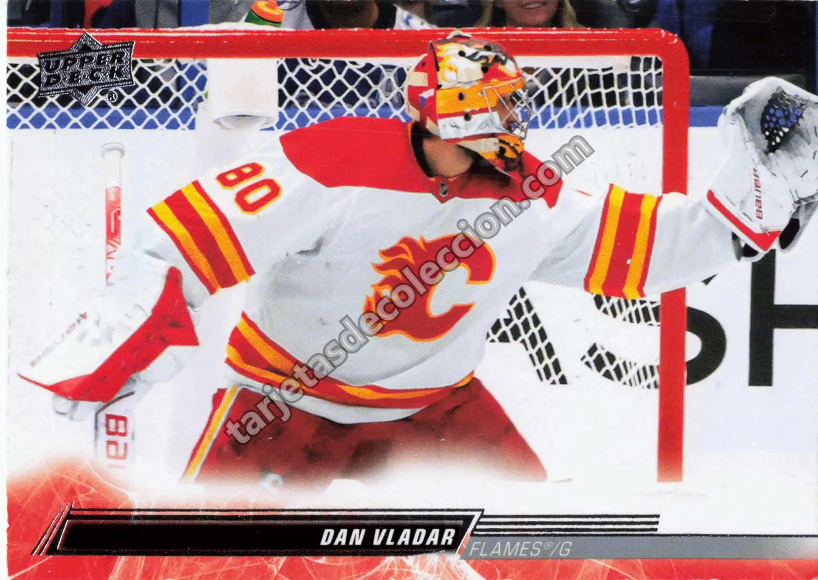 2022-23 Upper Deck Series 2 Dan Vladar #282 (Calgary Flames)