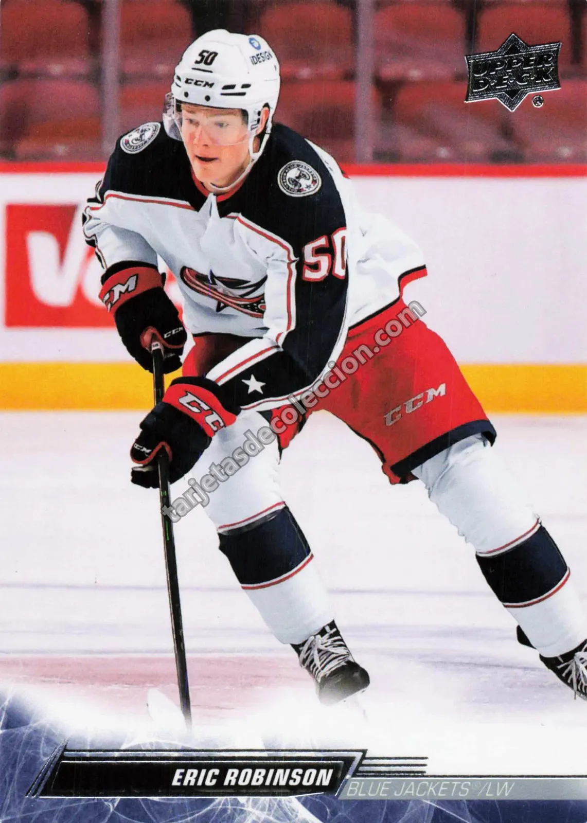 2022-23 Upper Deck Series 2 Eric Robinson #307 (Columbus Blue Jackets)
