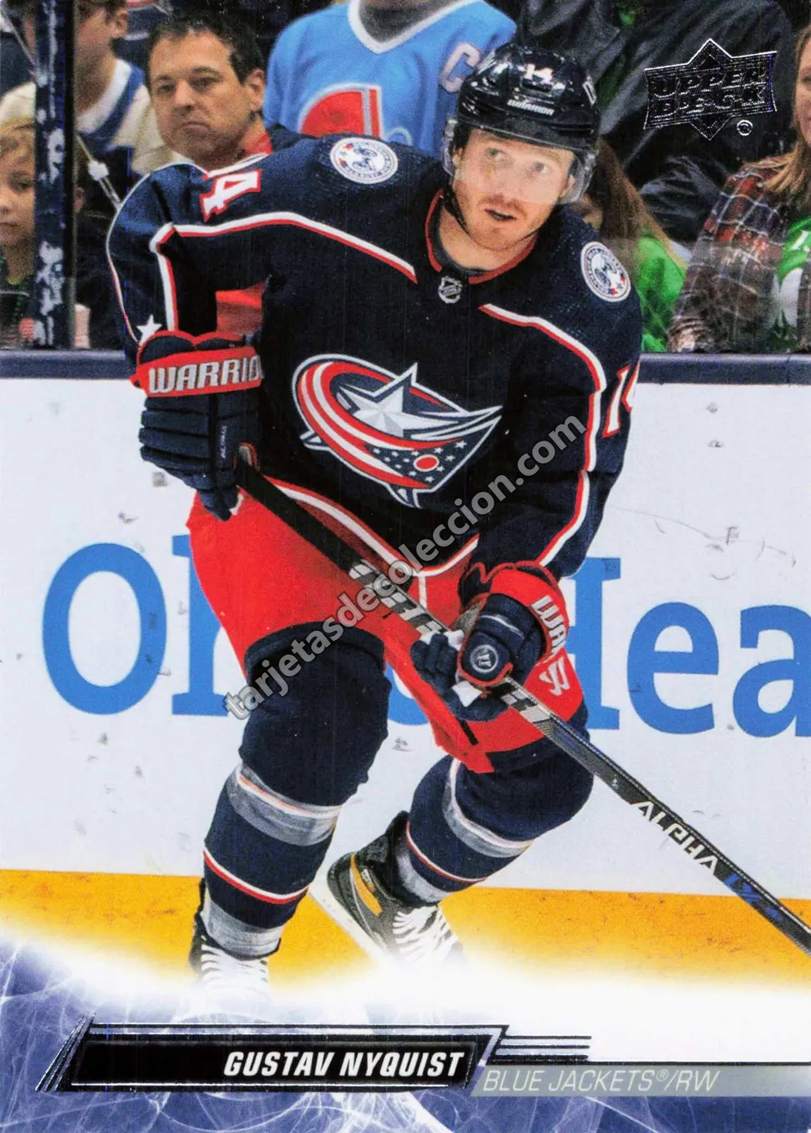 2022-23 Upper Deck Series 2 Gustav Nyquist #304 (Columbus Blue Jackets)