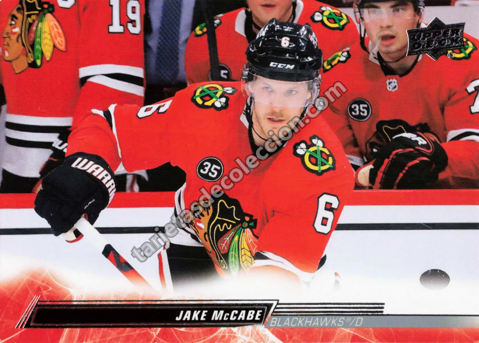 2022-23 Upper Deck Series 2 Jake McCabe #292 (Chicago Blackhawks)