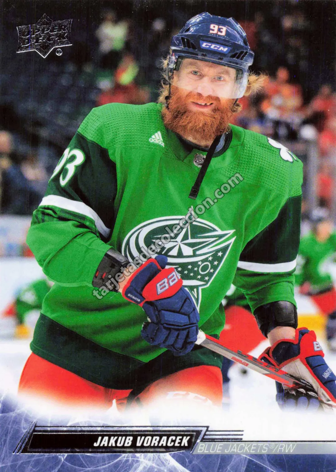 2022-23 Upper Deck Series 2 Jakub Voracek #302 (Columbus Blue Jackets)