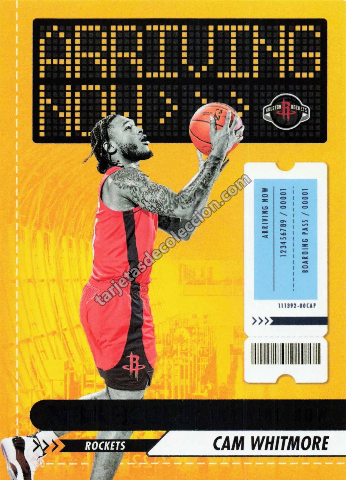 2023-24 Panini Hoops Cam Whitmore Arriving Now #22 (Houston Rockets)