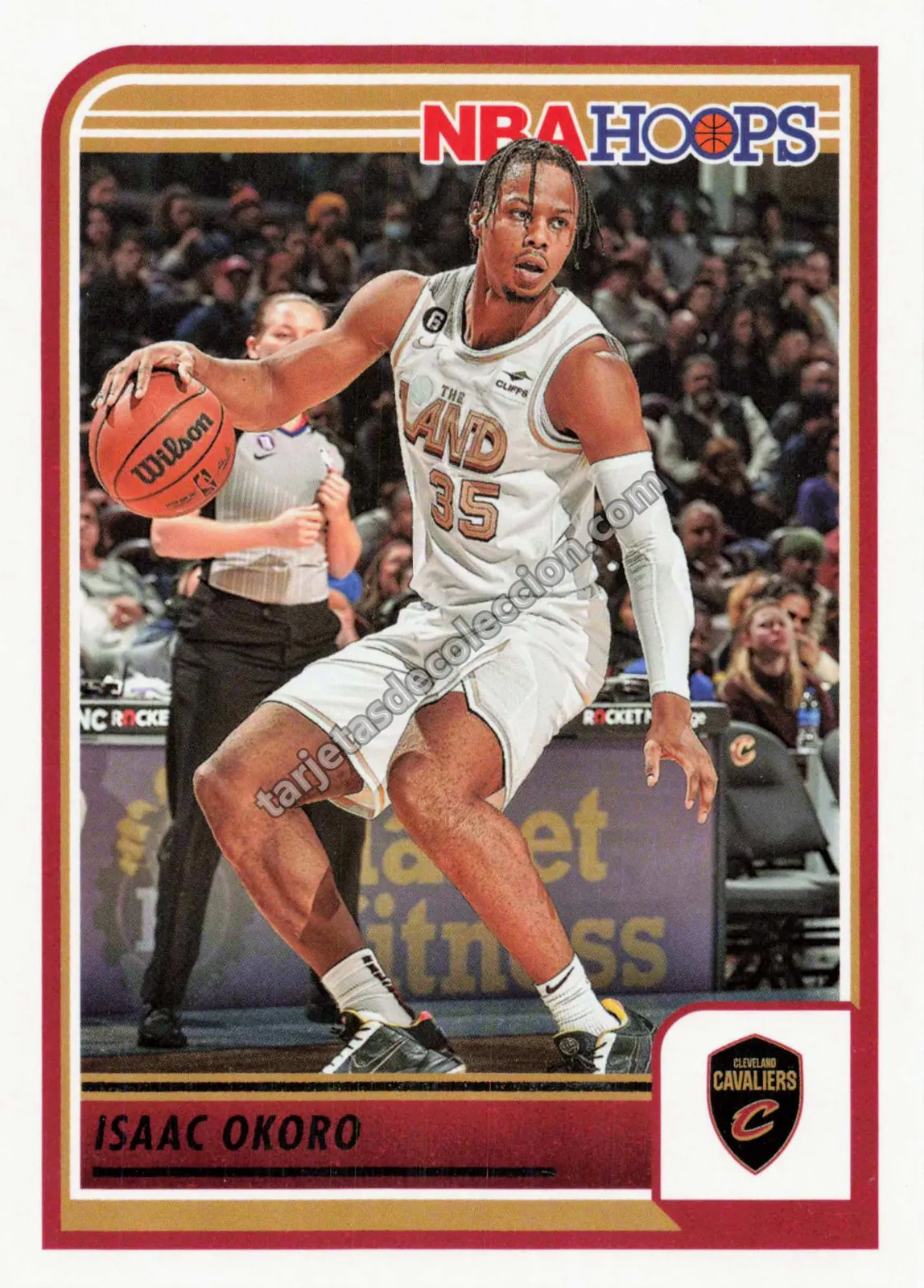 2023-24 Panini Hoops Isaac Okoro #104 (Cleveland Cavaliers)
