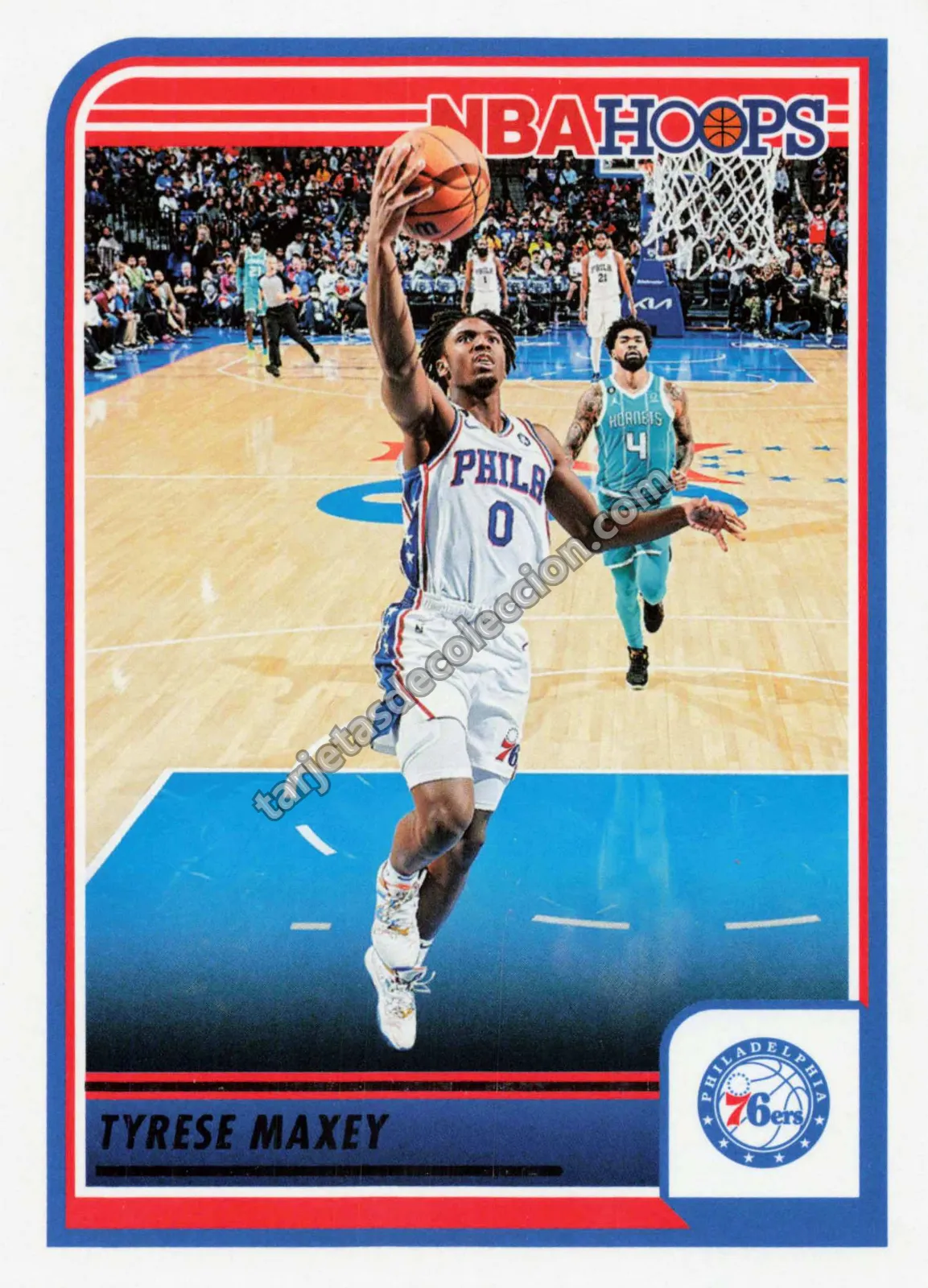 2023-24 Panini Hoops Tyrese Maxey #66 (Philadelphia 76ers)
