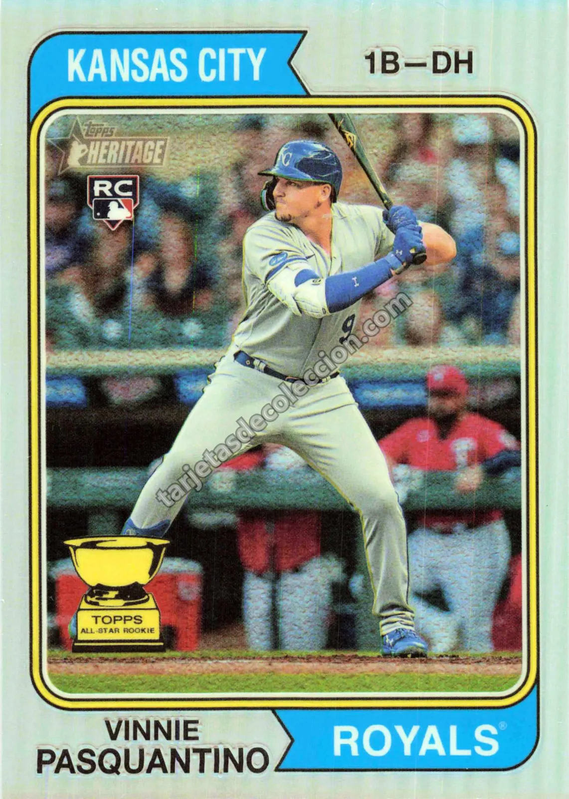 2023 Topps Heritage Vinnie Pasquantino #150 (Kansas City Royals)