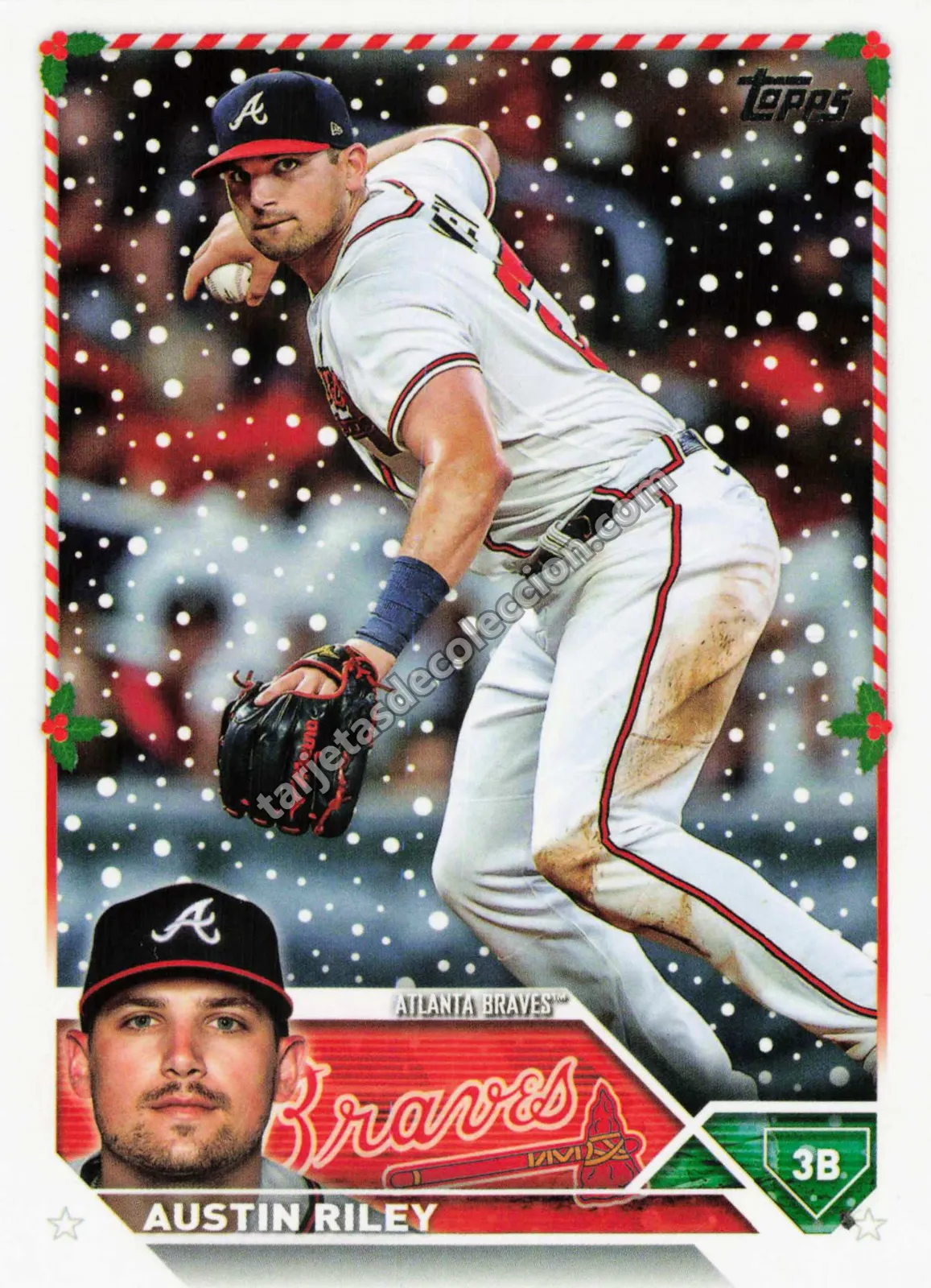 2023 Topps Holiday Austin Riley #H81 (Atlanta Braves)