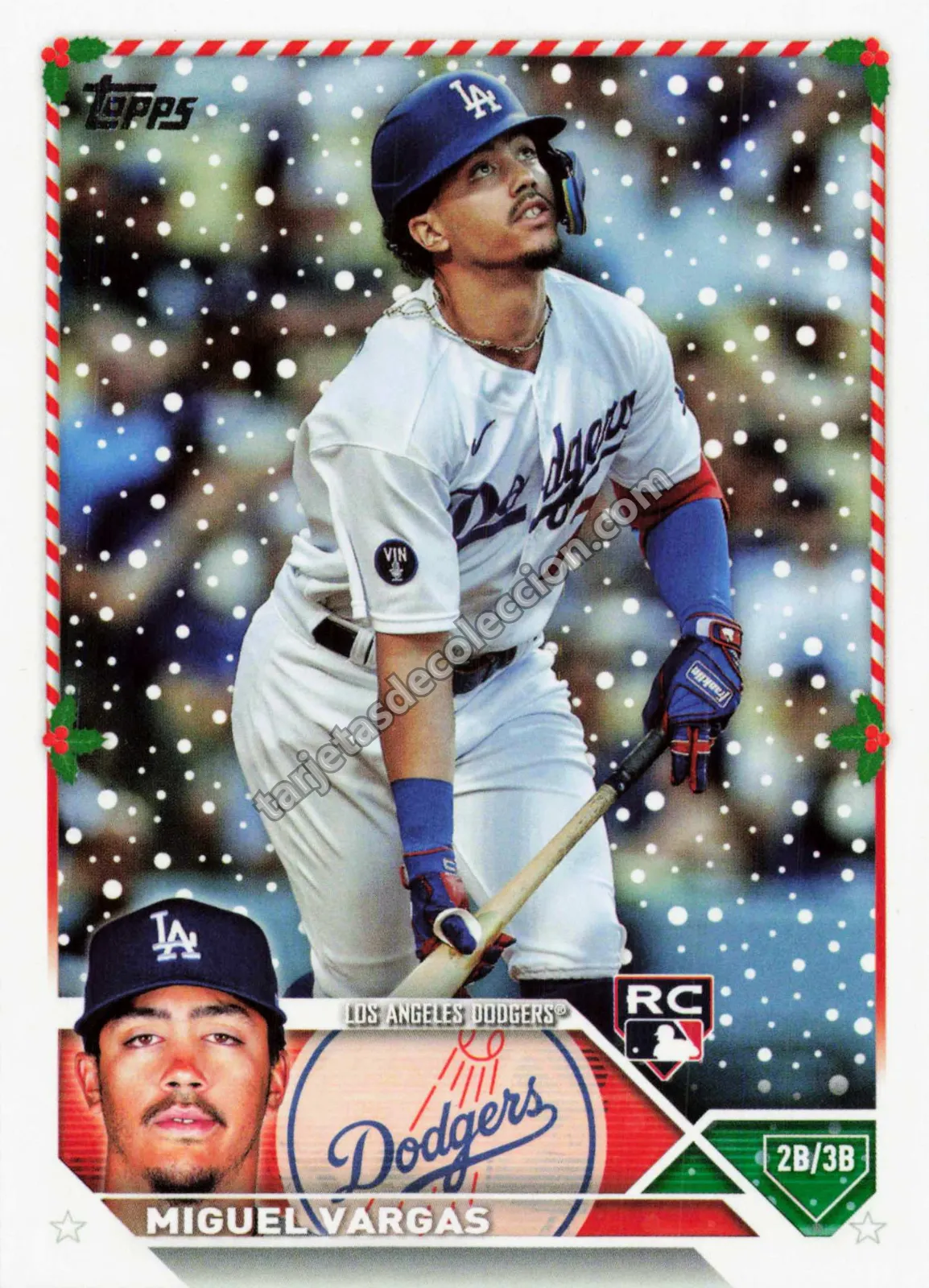 2023 Topps Holiday Miguel Vargas #H172 (Los Angeles Dodgers)