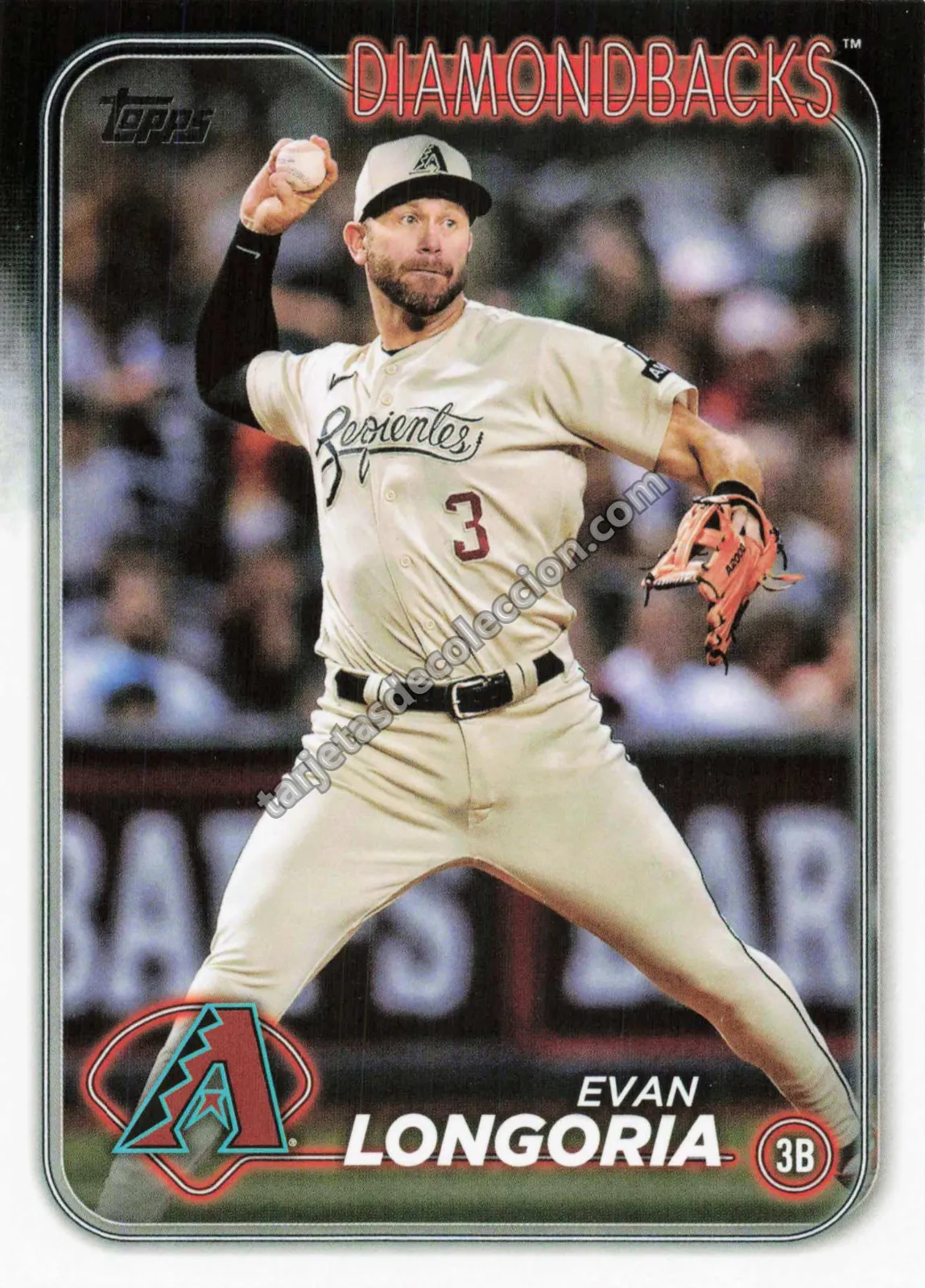 2024 Topps Series One Evan Longoria #304 (Arizona Diamondbacks)