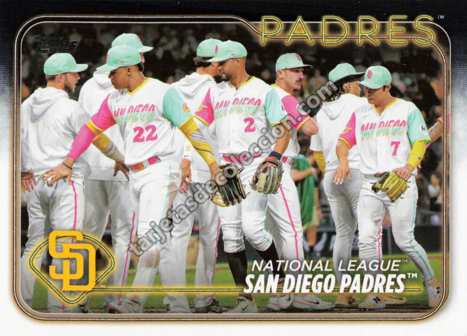 2024 Topps Series One San Diego Padres Team Card #2 (San Diego Padres)