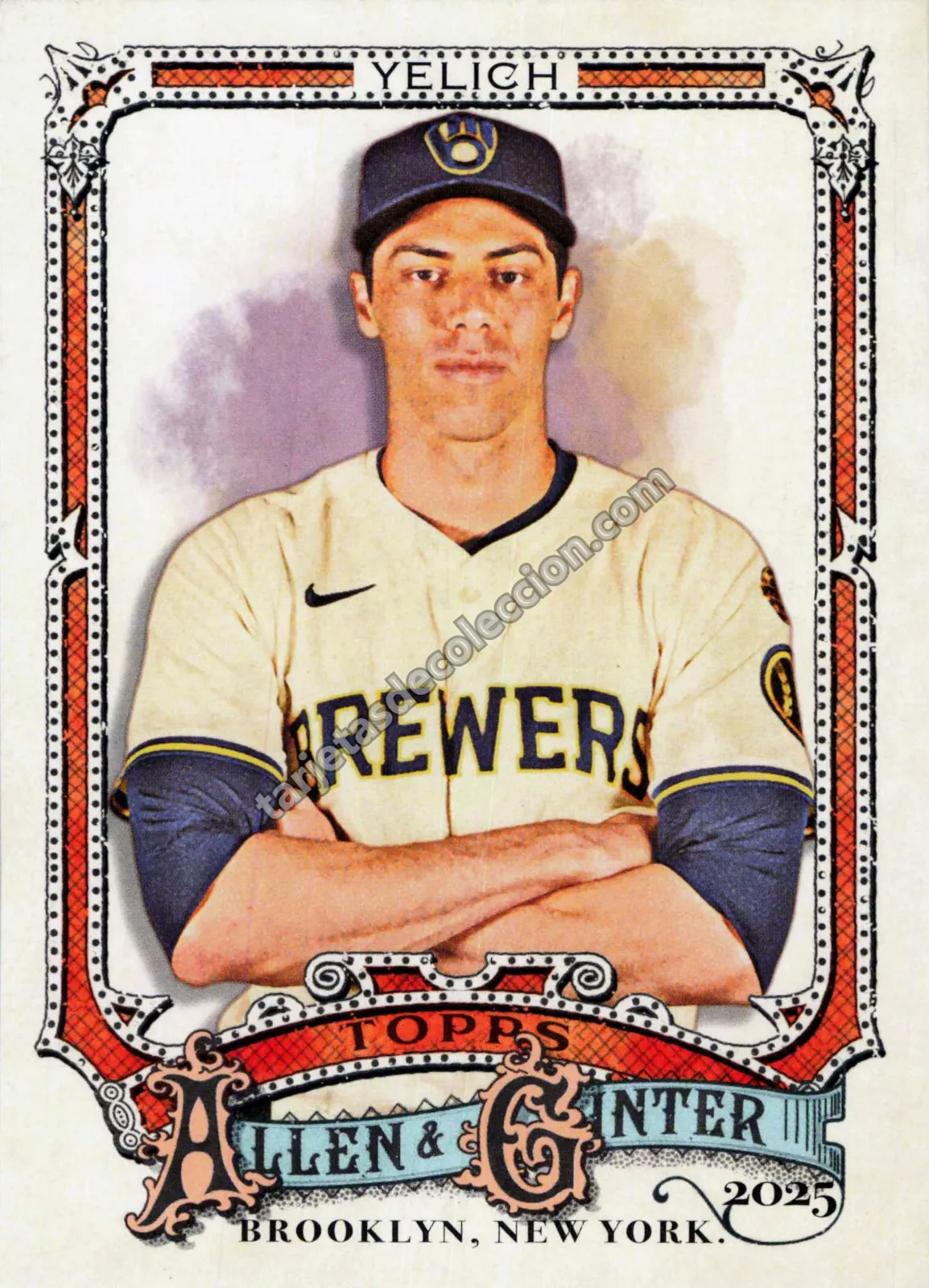 2025 Topps Allen & Ginter Christian Yelich #111 (Milwaukee Brewers)