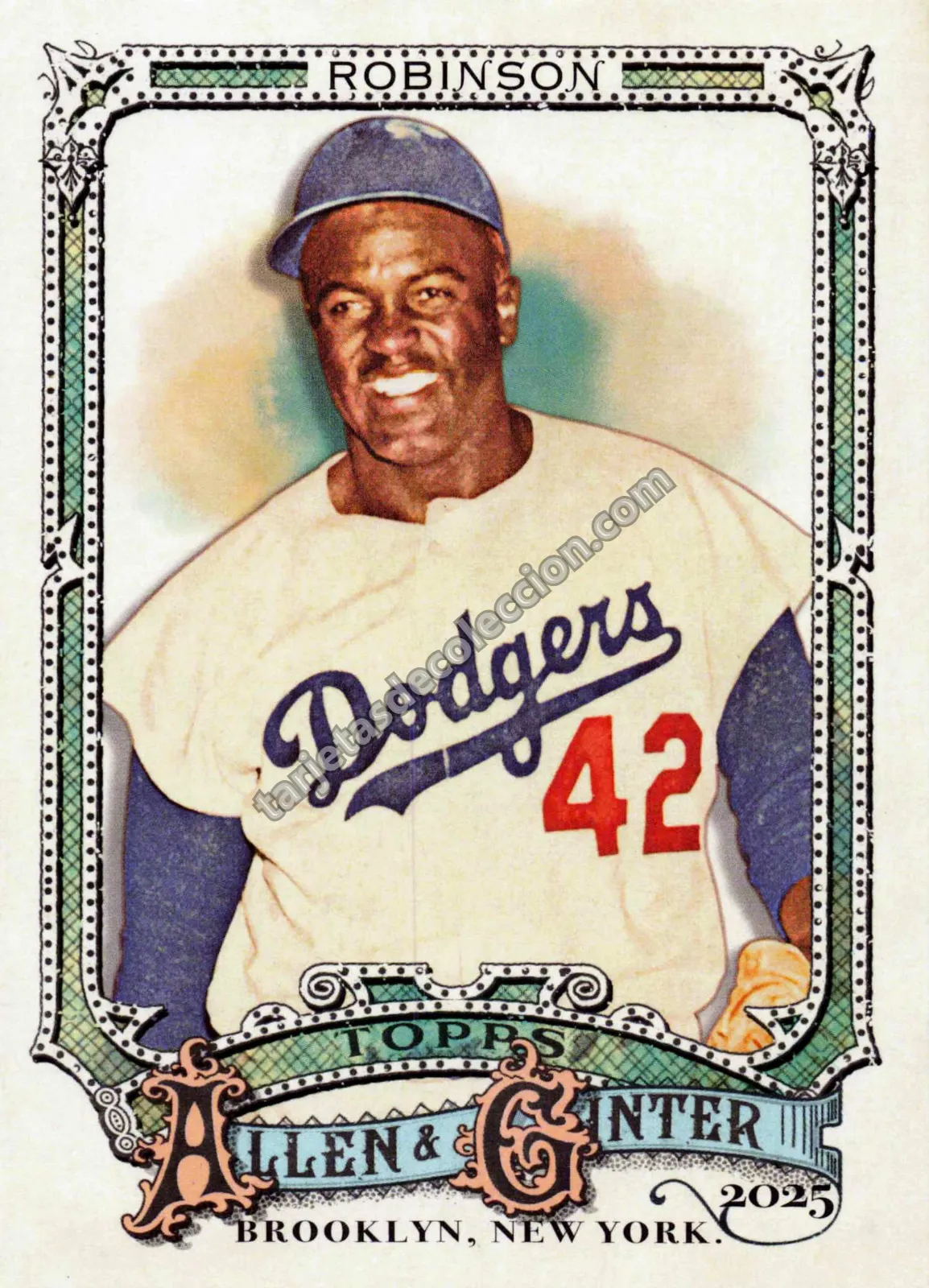 2025 Topps Allen & Ginter Jackie Robinson #31 (Brooklyn Dodgers)