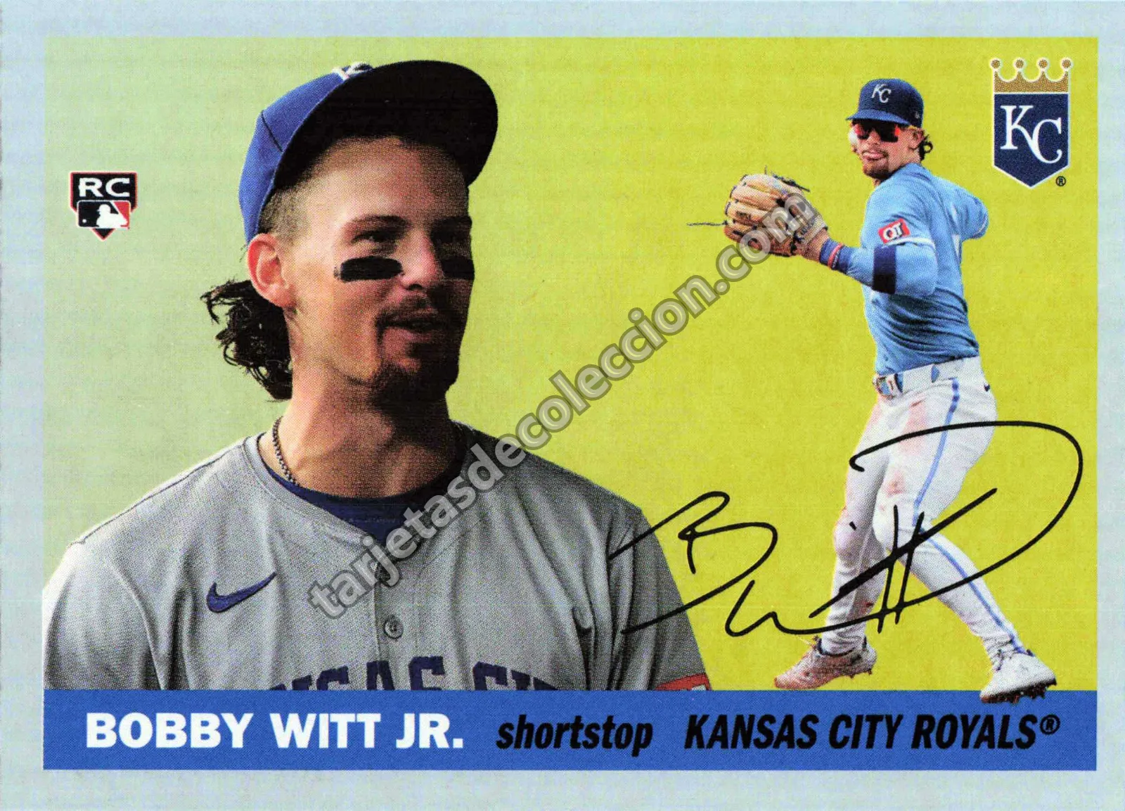2025 Topps Heritage 25th Anniversary Bobby Witt Jr. #H25-4 (Kansas City Royals)