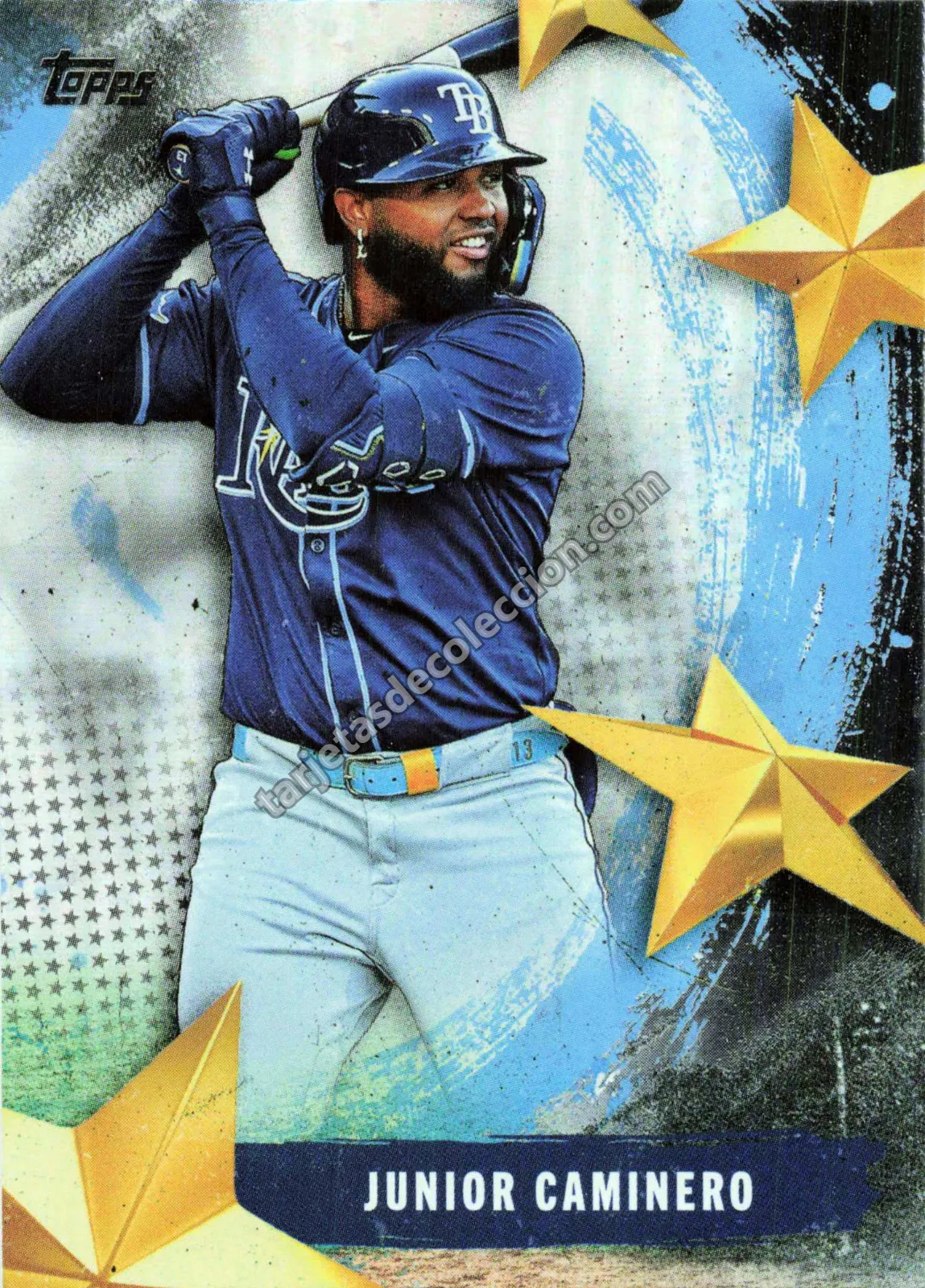 2025 Topps Stars of MLB Junior Caminero SMLB-60 (Tampa Bay Rays)