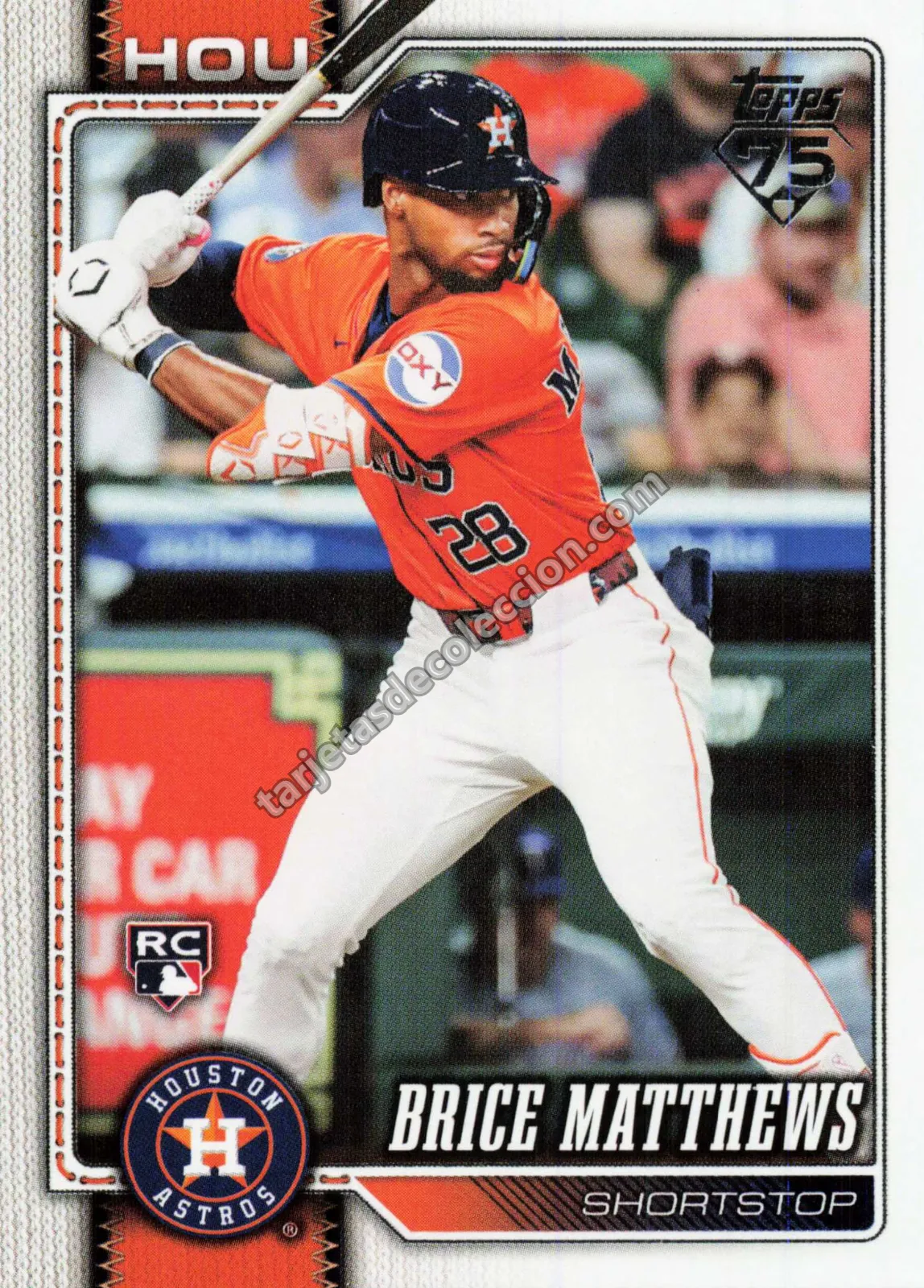 2026 Topps Series One Brice Matthews Rookie Card #132 (Houston Astros)