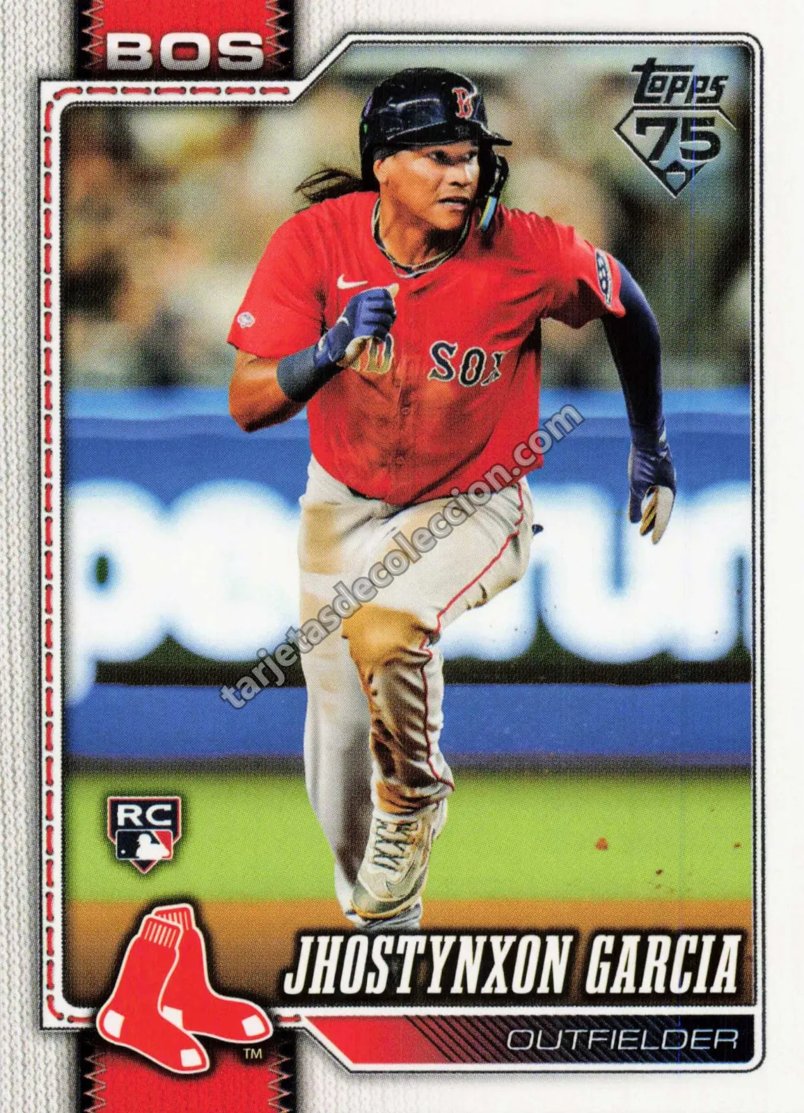 2026 Topps Series One Jhostynxon Garcia Rookie Card #316 (Boston Red Sox)