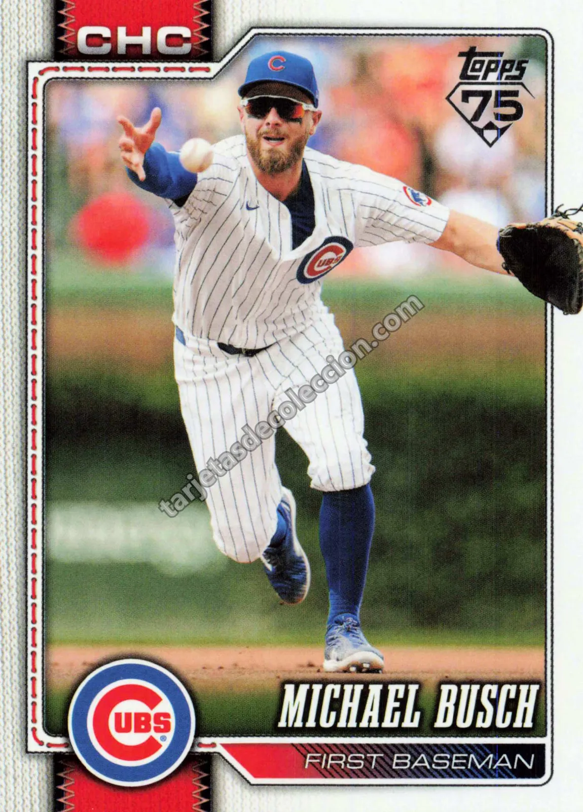 2026 Topps Series One Michael Busch #348 (Chicago Cubs)