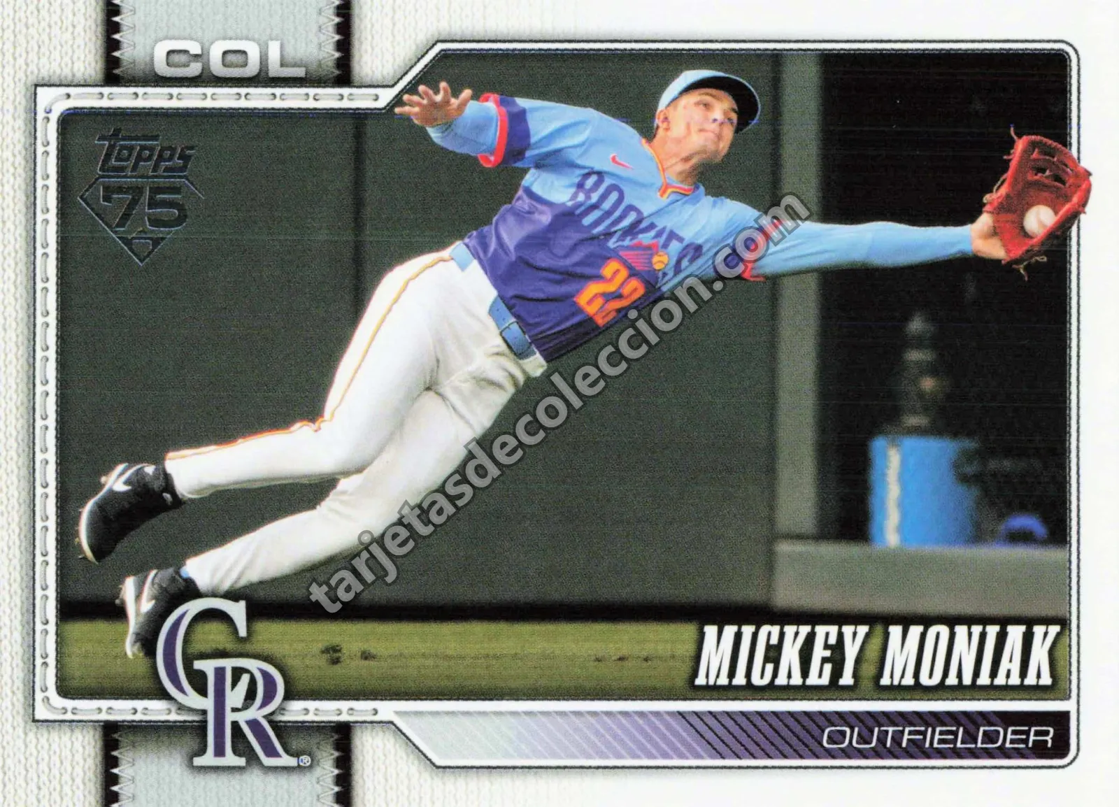 2026 Topps Series One Mickey Moniak #195 (Colorado Rockies)
